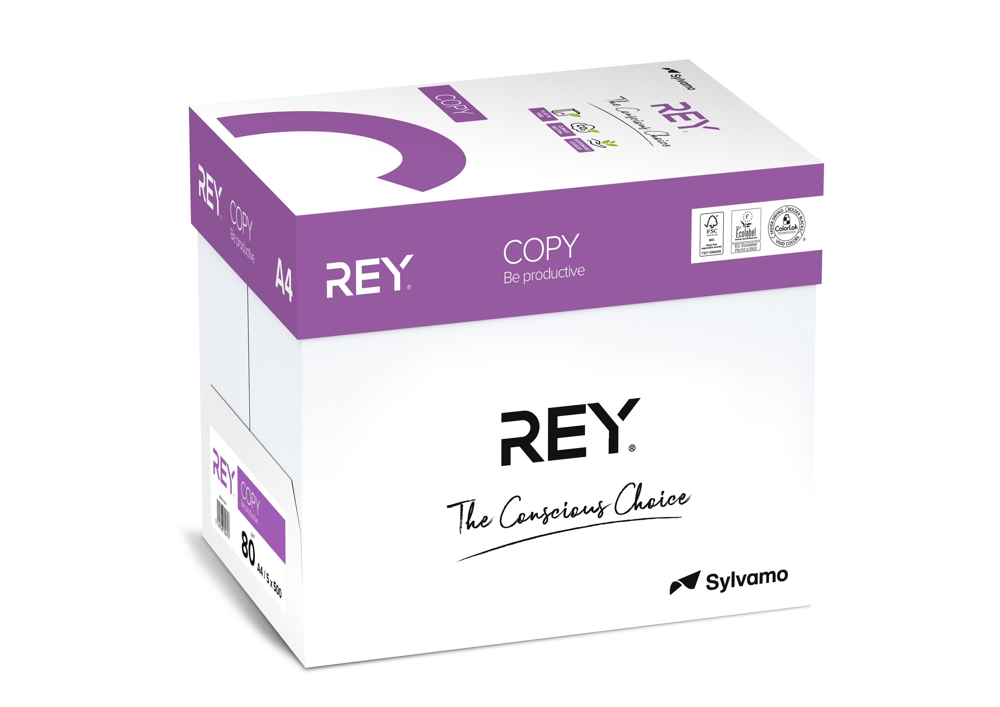 REY Copier Paper (80gsm) - A4 - Pack of 2500