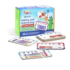 Learning Resources Numberblocks Adding and Subtracting Puzzle Set