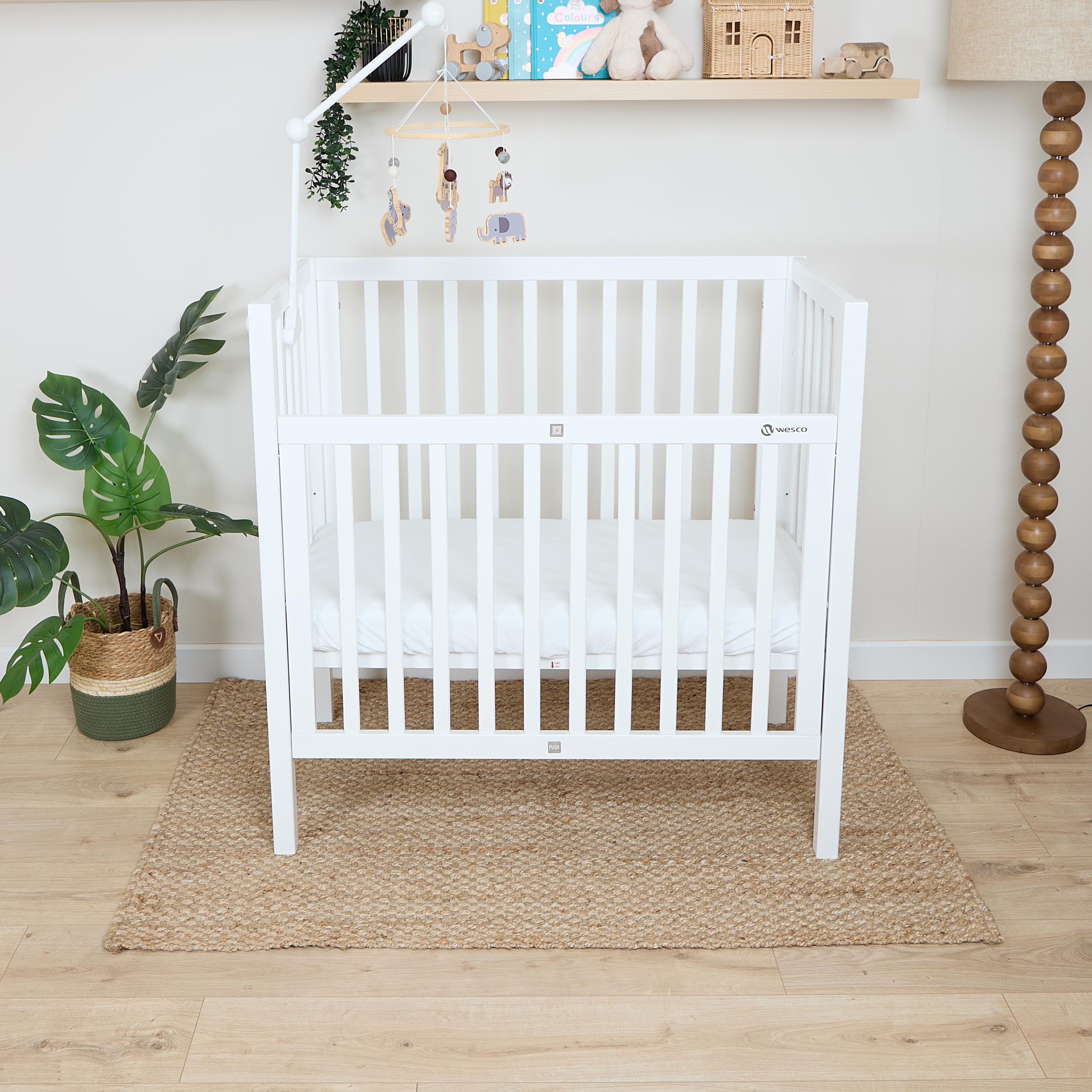 Raised Space Saver Cot - White