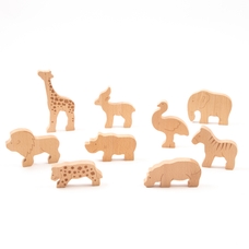 Wooden Savannah Animals from Hope Education - Pack of 9