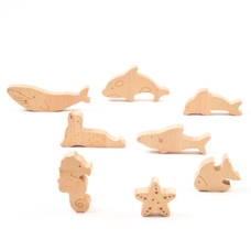 Wooden Sealife Animals from Hope Education - Pack of 8