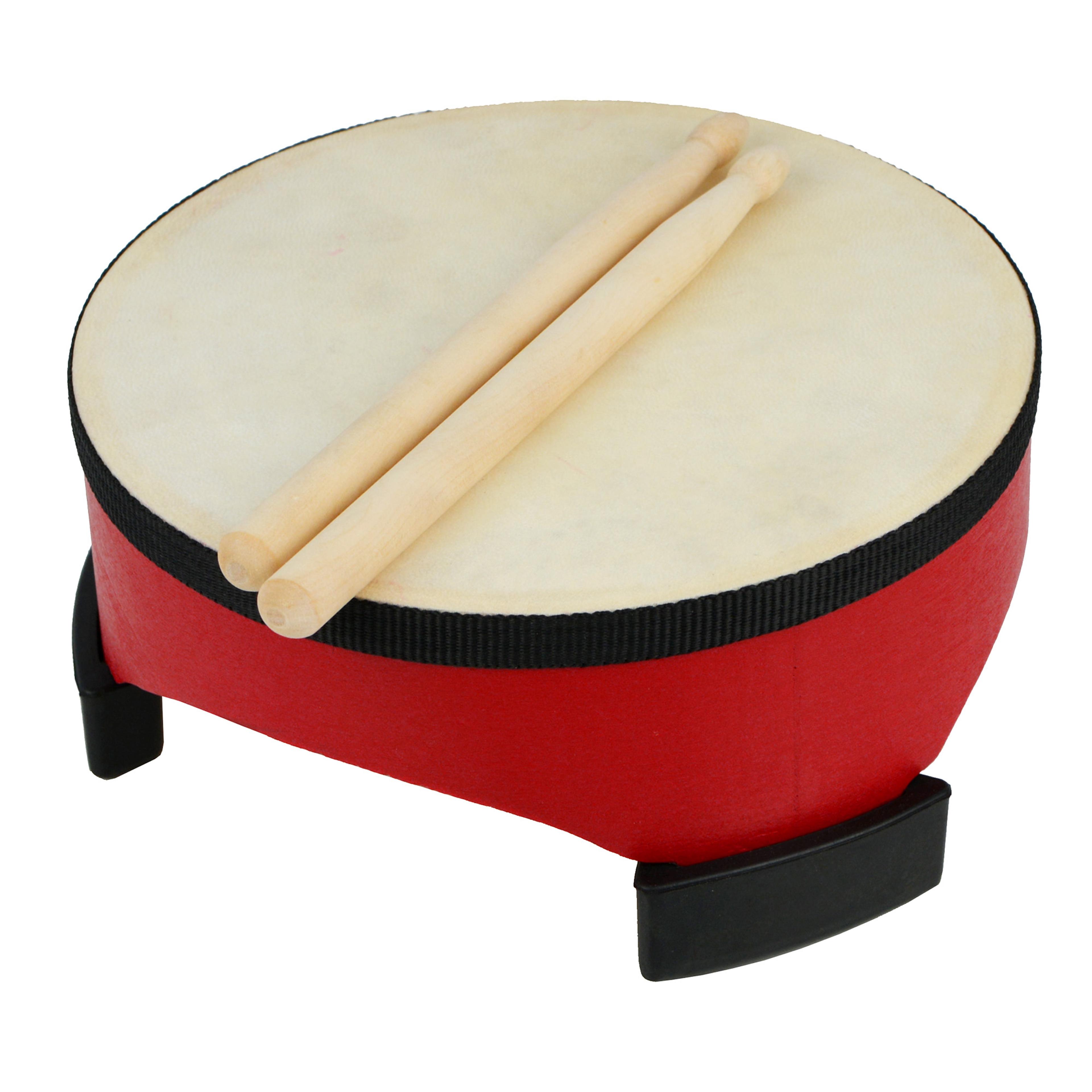 Floor Drum - Red - 8in
