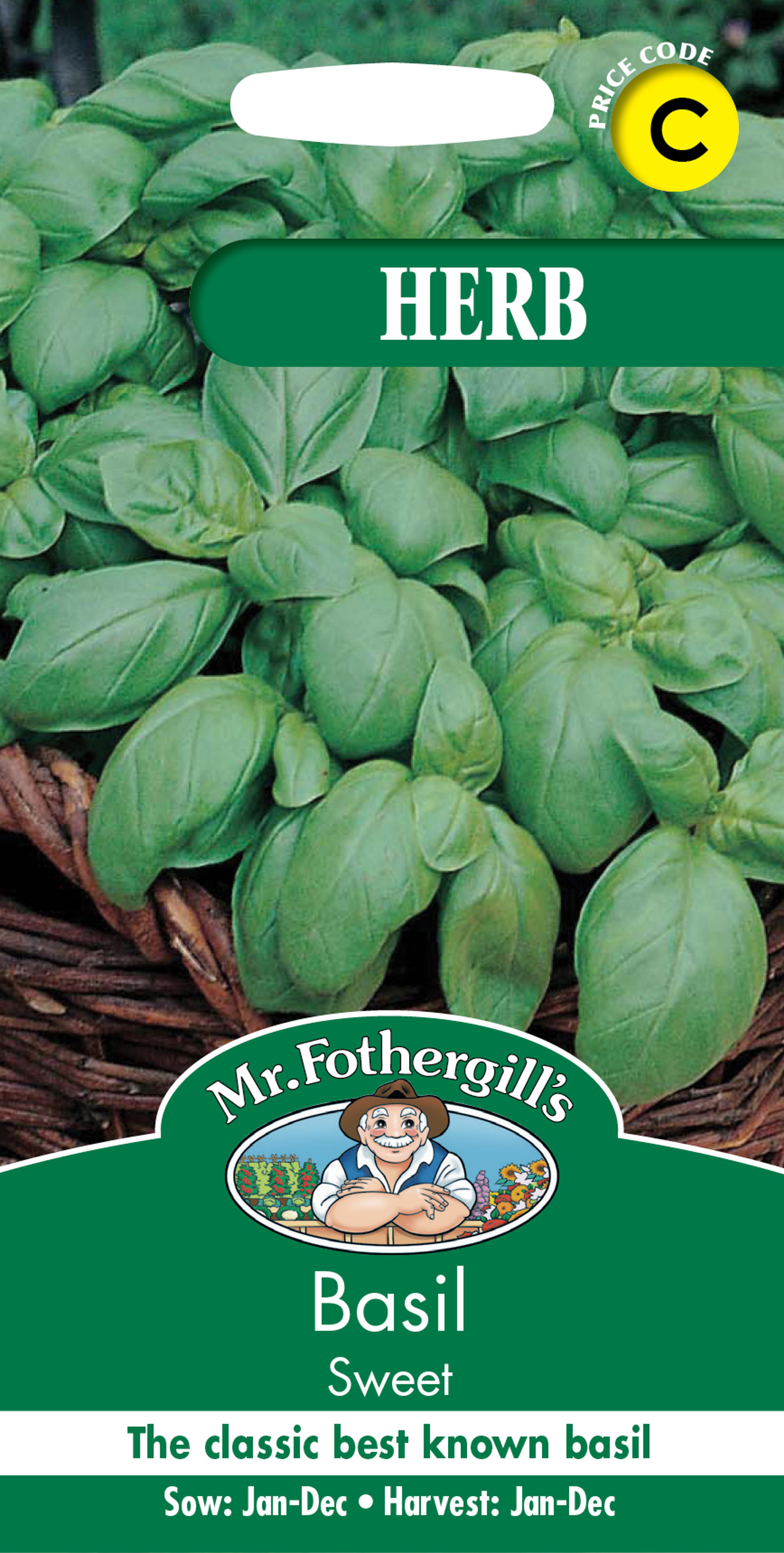 Mr Fothergills Basil Seeds