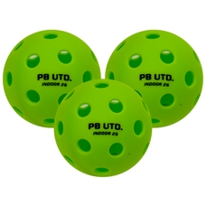 Pickleball United Freedom Ball - Indoor - Green - Pack of 3