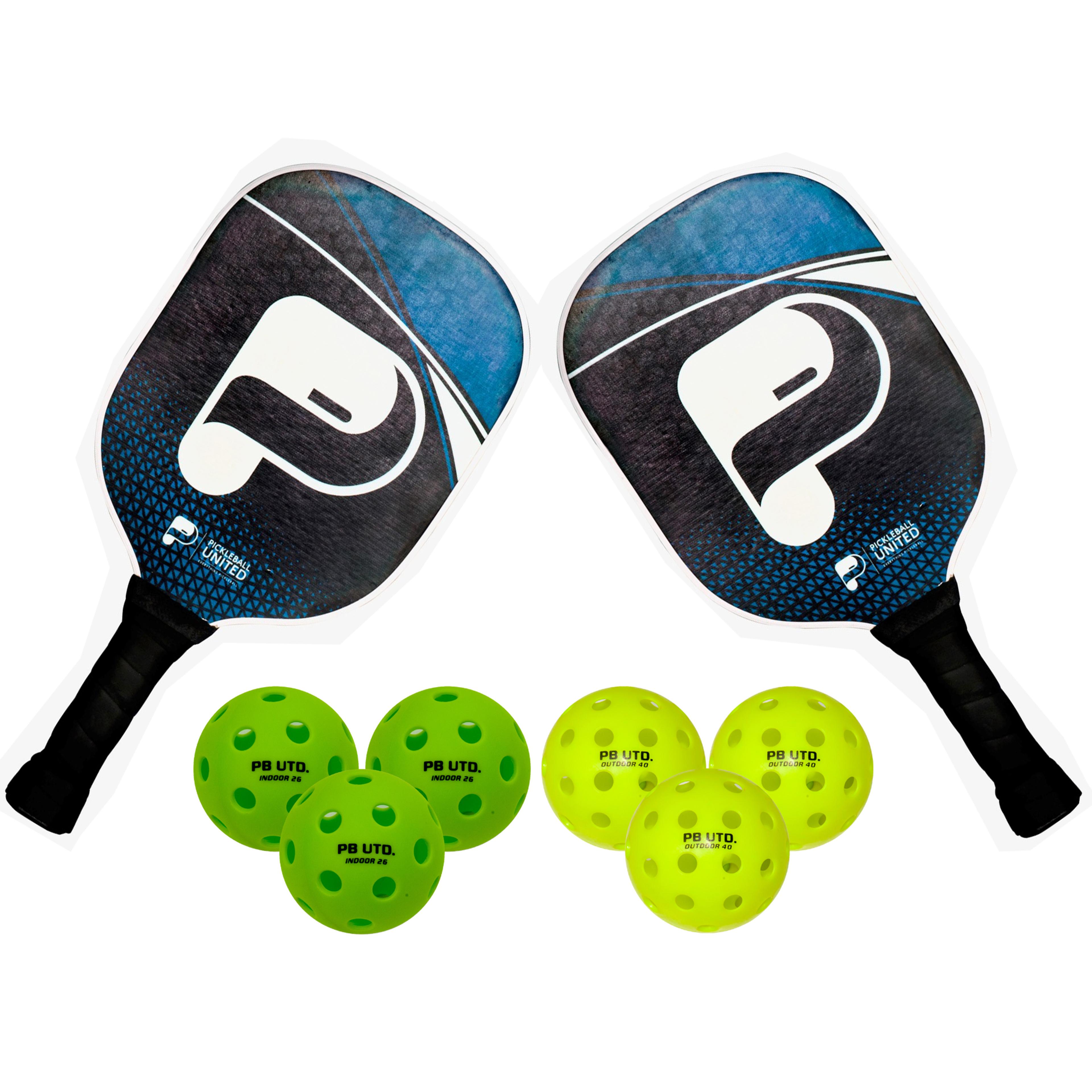 PICKLEBALL UNITED Freedom Set - Indoor/Outdoor - 2 Player Set