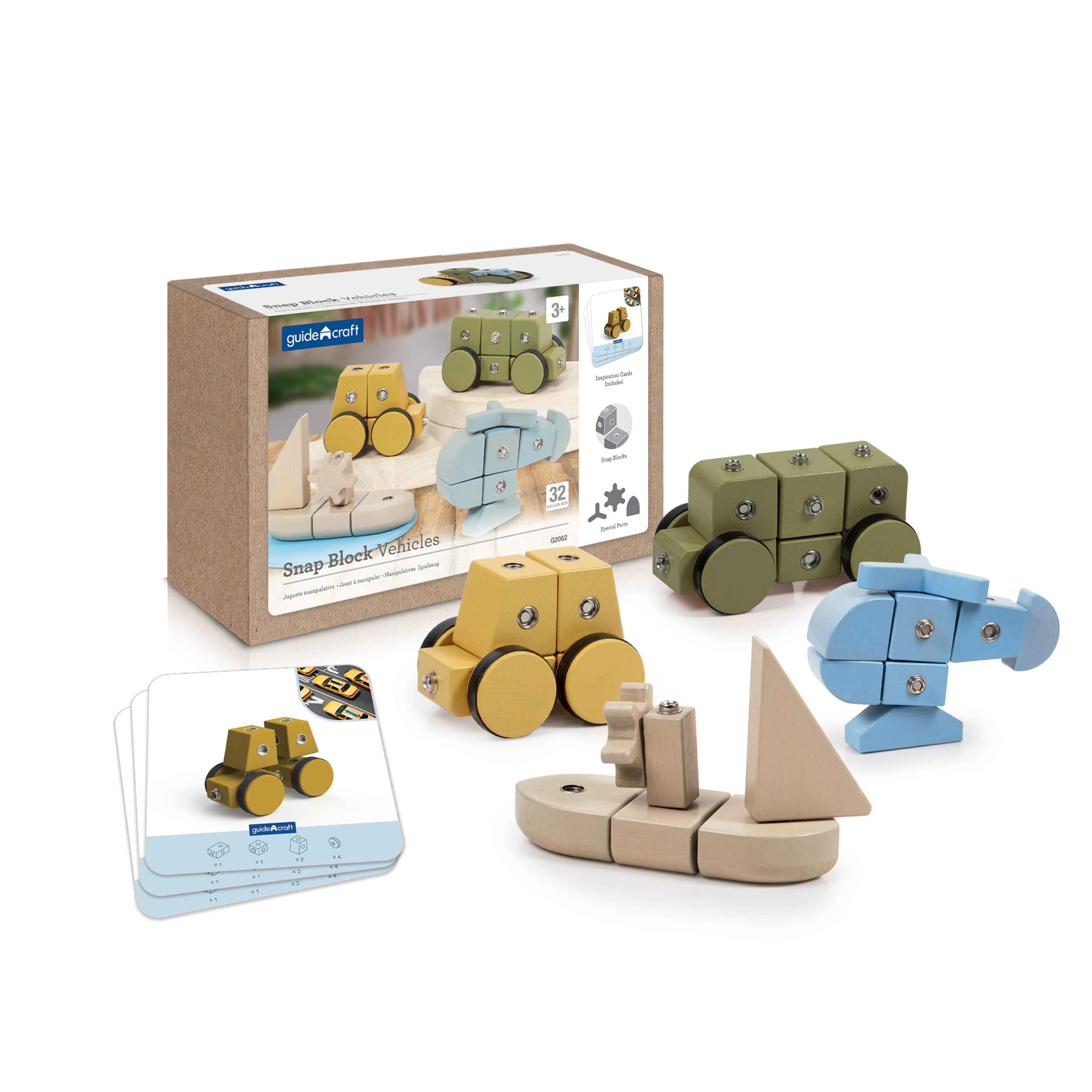 guide craft Snap Block Vehicles - 32 Piece