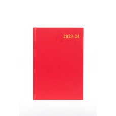 Classmates A5 Week View Academic Diary - Red (2023/2024) - Pack of 1