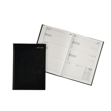 Classmates A4 Week View Academic Diary - Black (2023/2024) - Pack of 1 