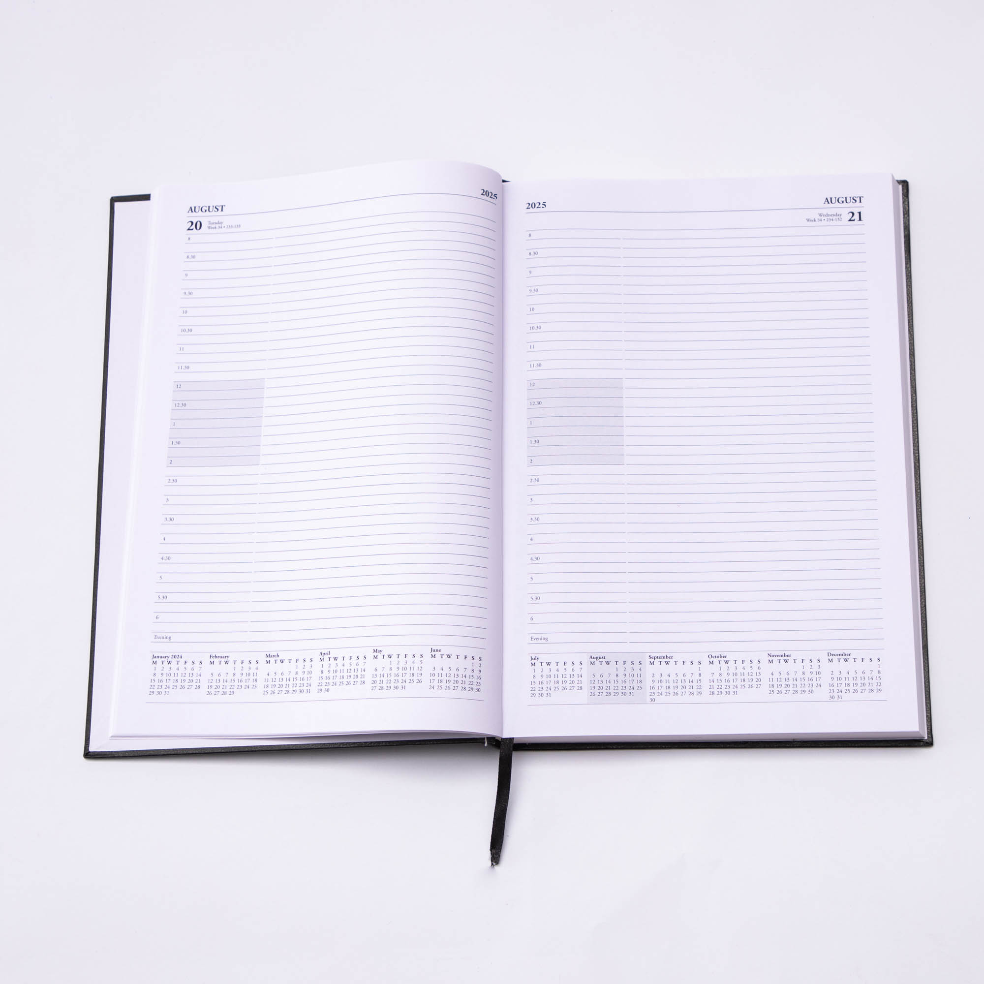 CM A4 DayPerPage AcadDiary Blk Clearance