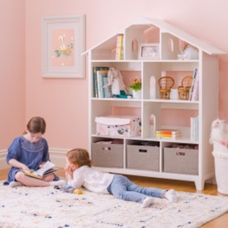 Martha Stewart Kids’ Dollhouse Bookcase - White