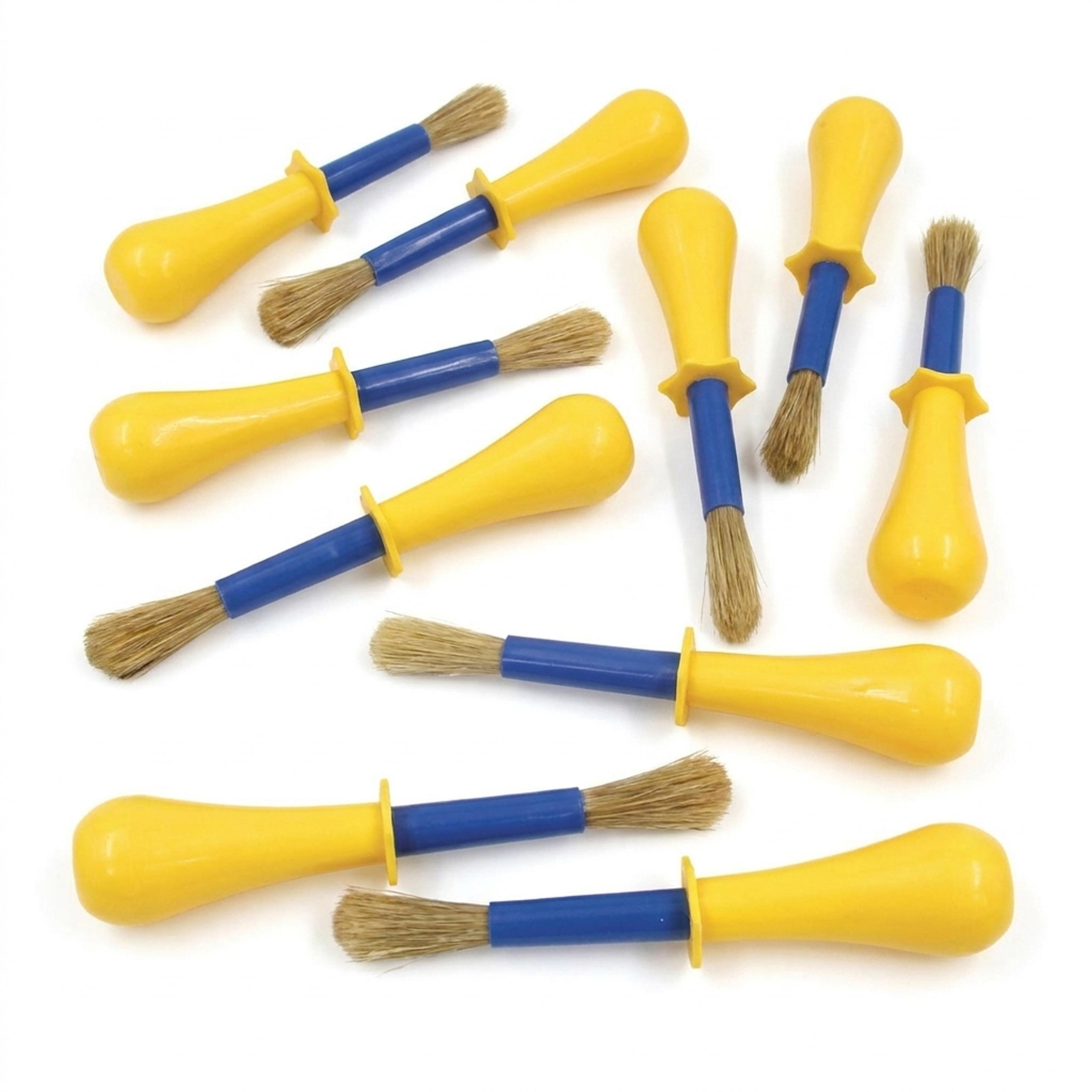 Jumbo Non-Roll Brushes - Pack of 10