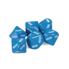 SPACERIGHT Place Value Dice - Thousands - Pack of 30