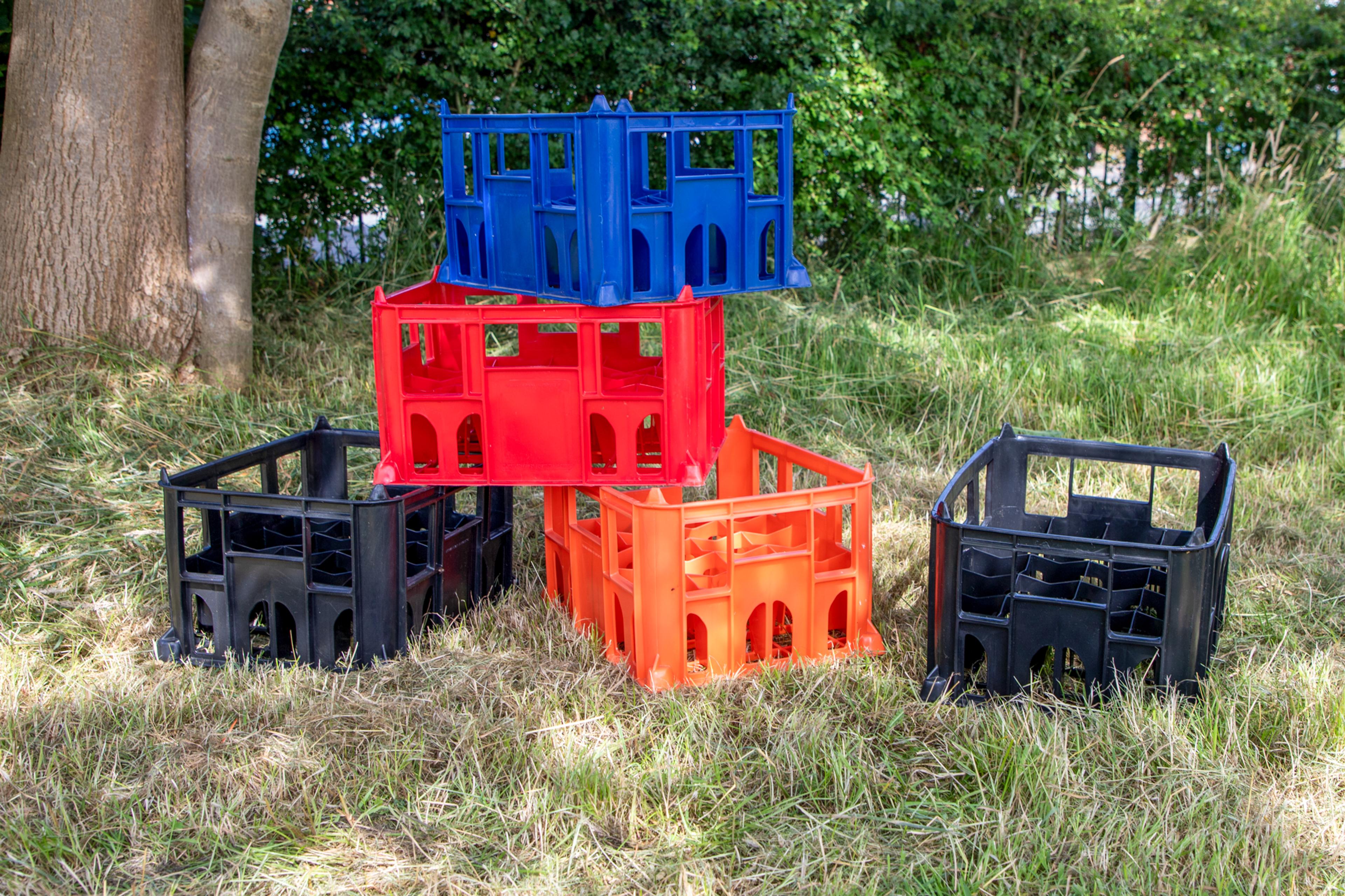 KLE PLASTICS Recycled Stackable Building Crate