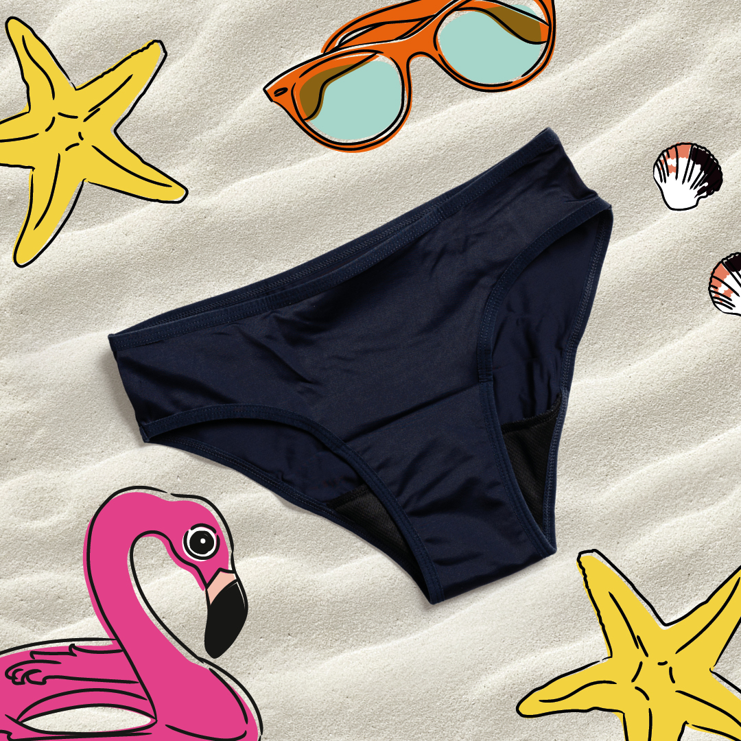 WUKA Swim Bikini Briefs Light Flow S