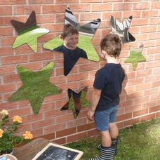 Outdoor/Indoor Stars Mirror Set from Hope Education - 7 pieces