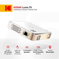 KODAK Luma 75 Portable Pocket Projector - White