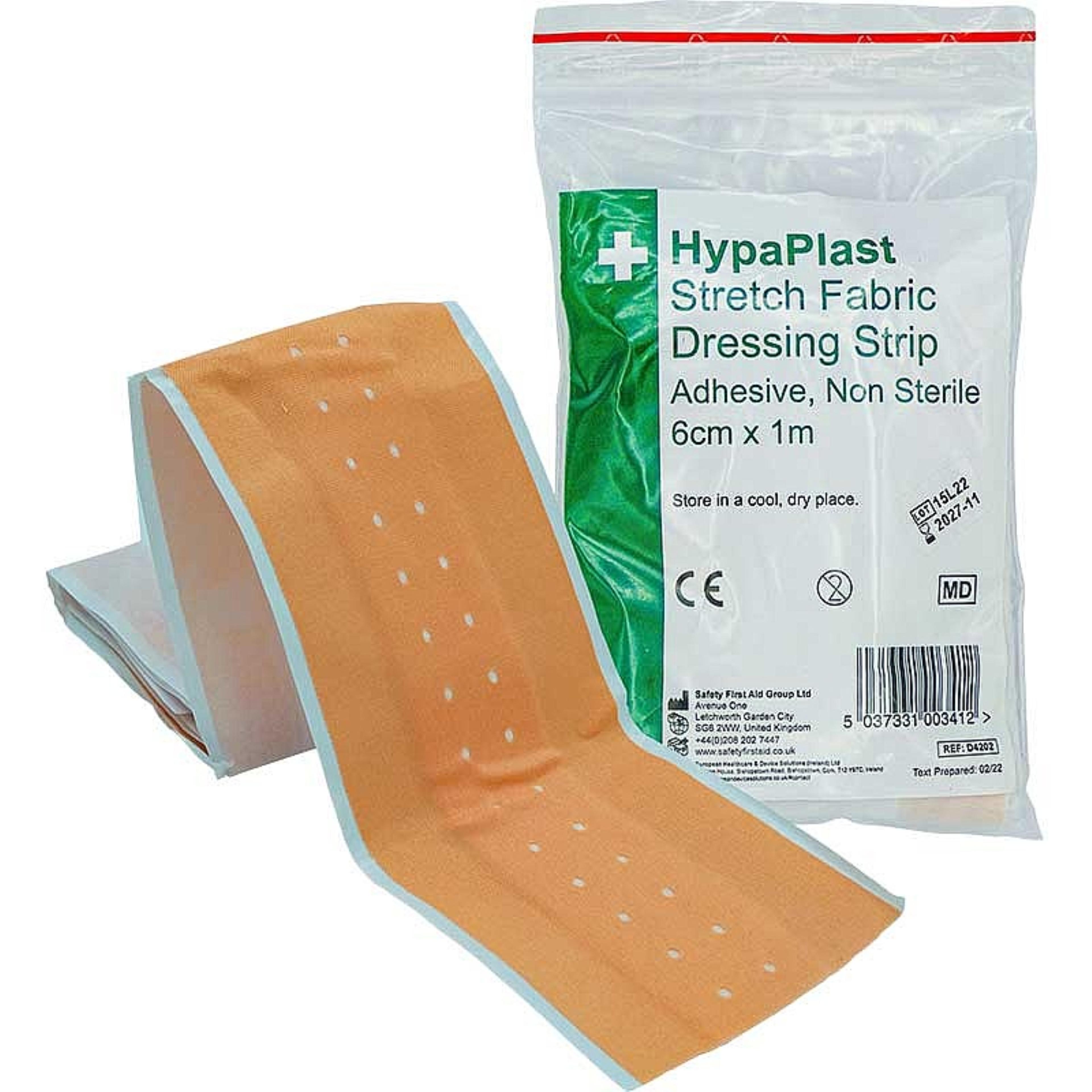 HypaPlast Fabric Dressing Strip - Medium - (Pack of 3)