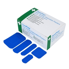 HP Blue Visible Detectable Plasters Assorted Pack of 100