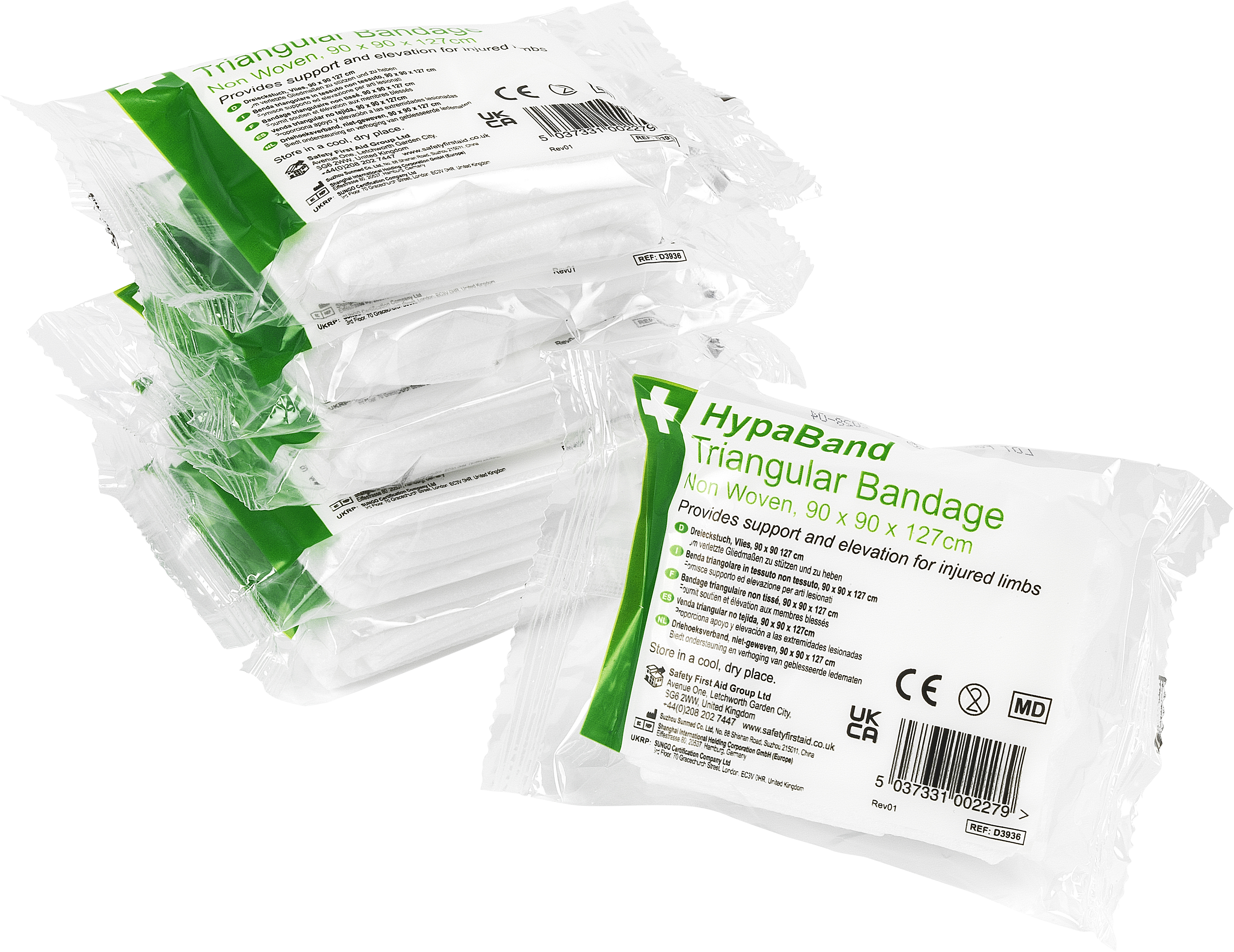 HypaBand Triangular Bandage - Pack of 6