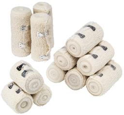HypaBand Crepe Cotton Bandages Assorted - Pack of 12 