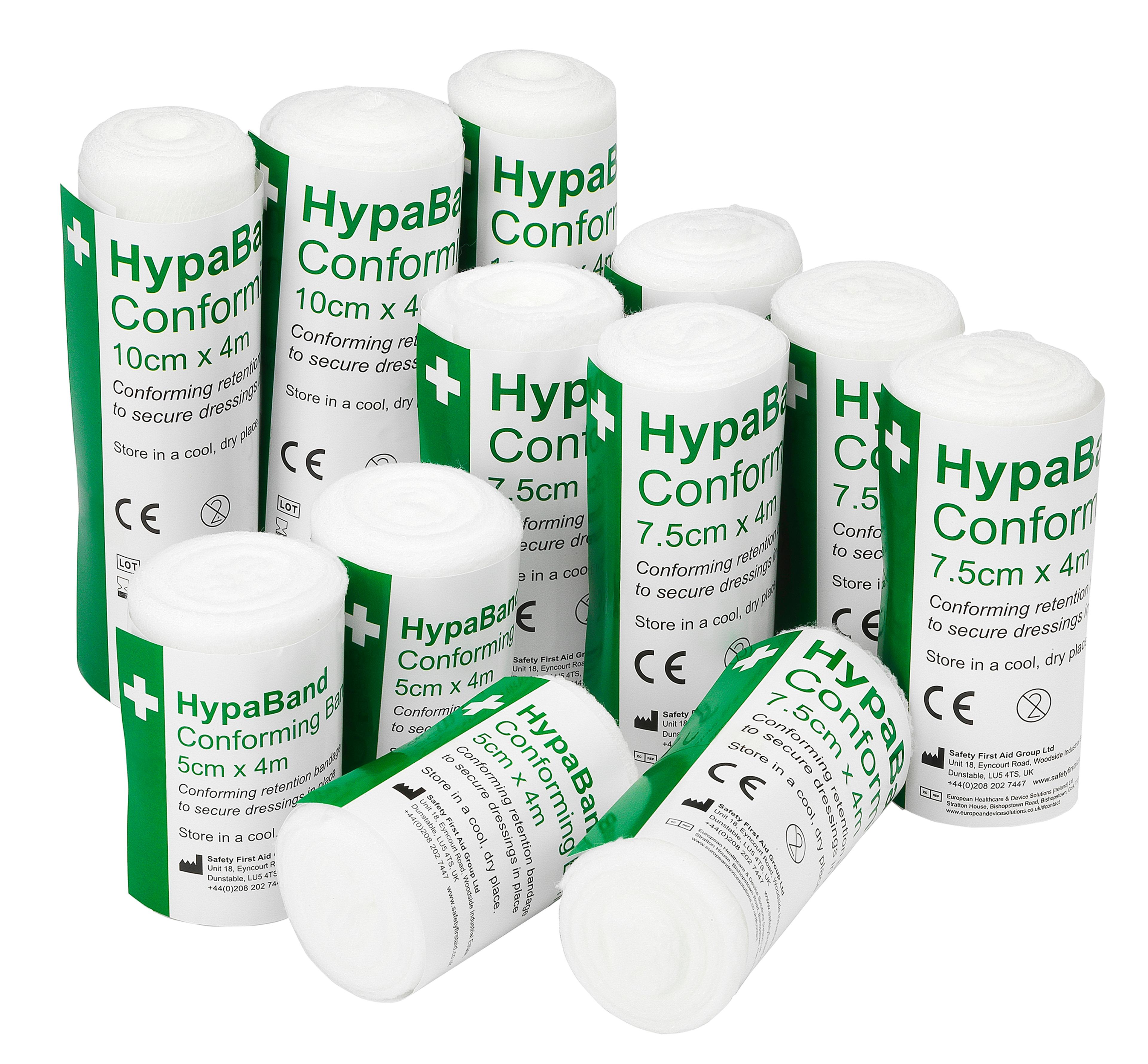 HypaBand Conforming Bandages Assorted - Pack of 12