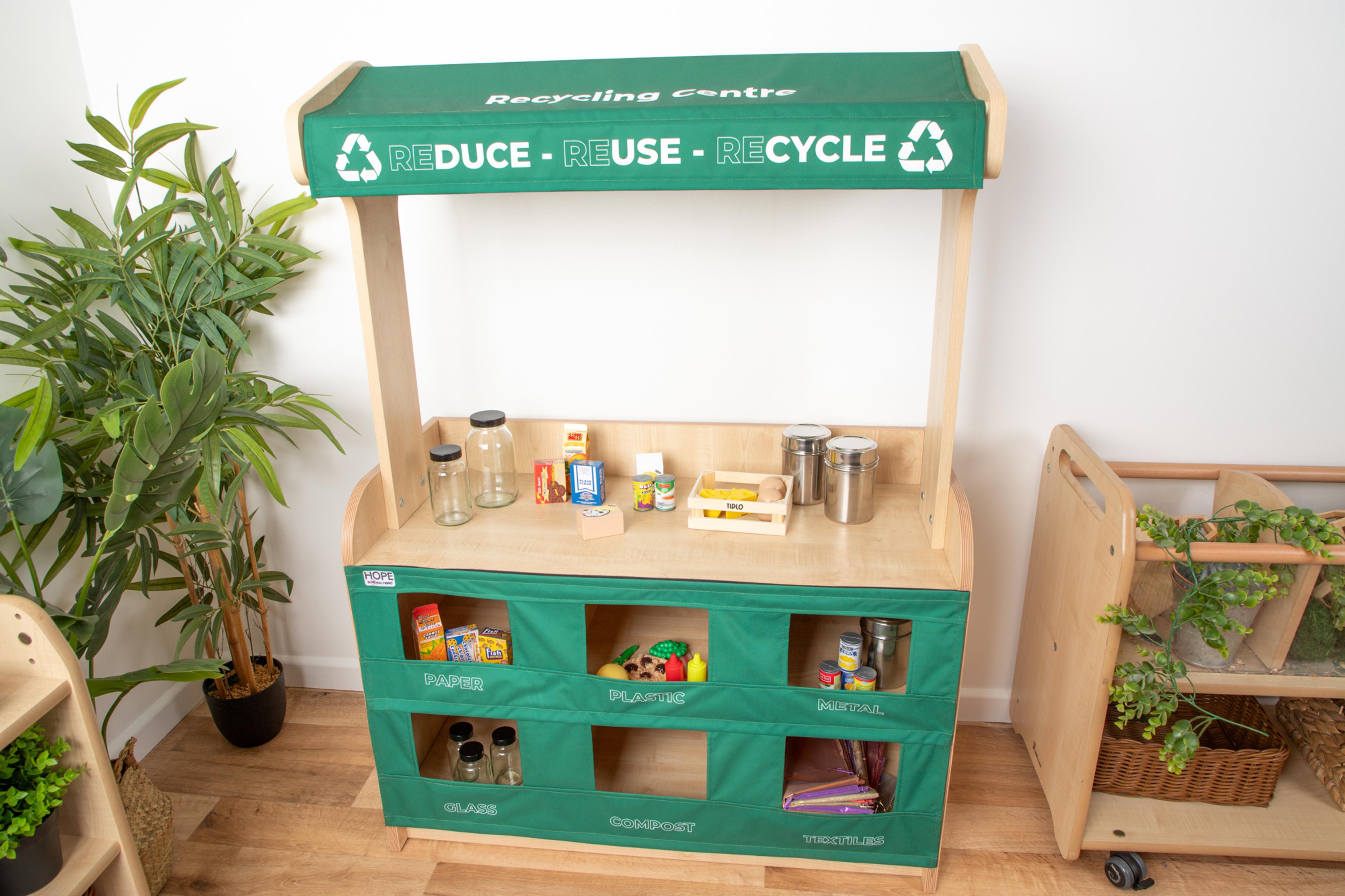 Wooden Role Play Recycling Centre from Hope Education