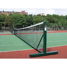 Harrod Sport Freestanding Tennis Post - Green - Pair