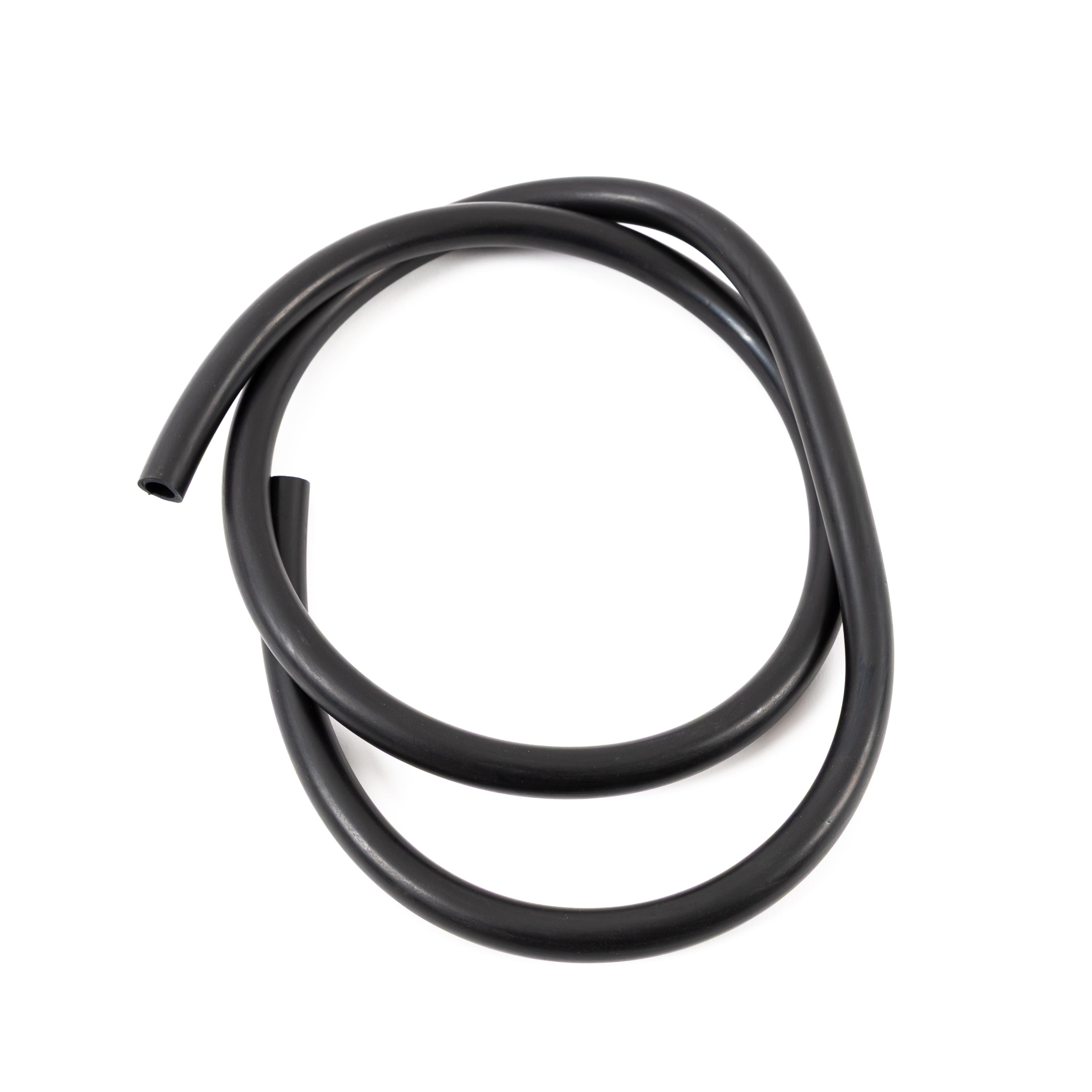 Neoprene Rubber Tubing: 2mm Wall, 8mm Bore -1 Meter