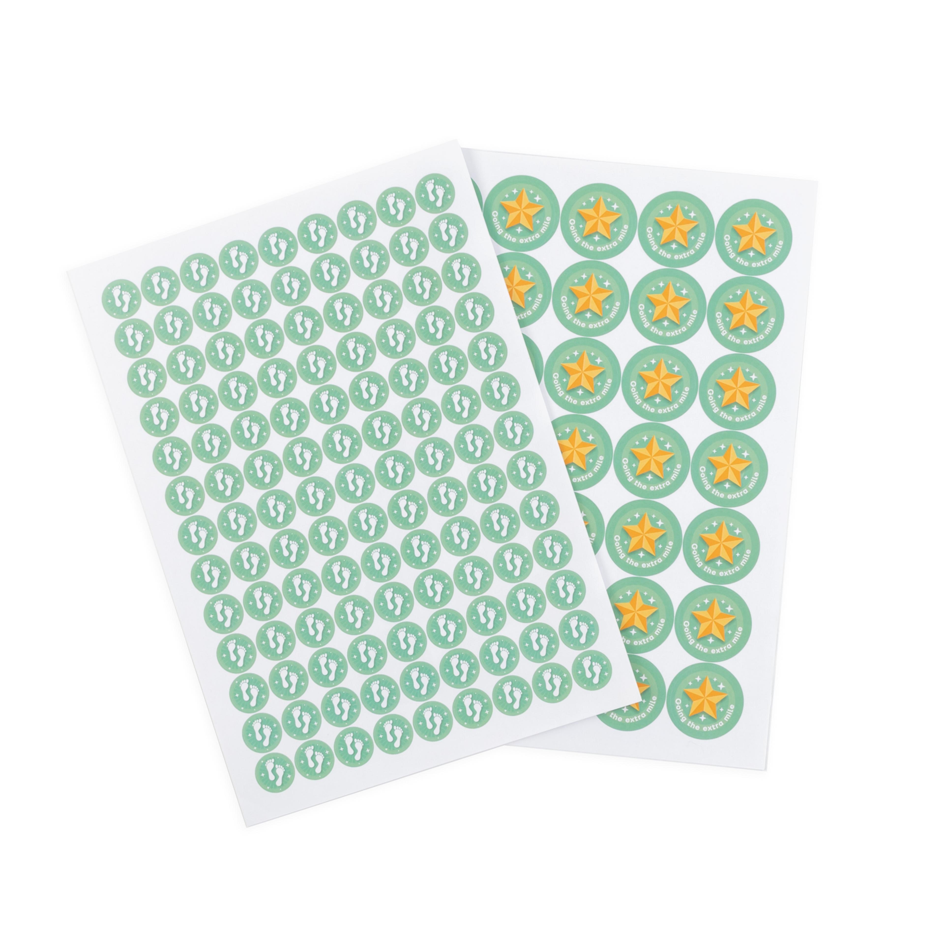 Walk to School/Daily Mile Stickers - Pack of 152