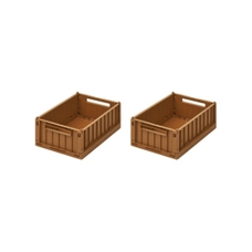 Liewood Weston Small Storage Box (Pack-2) -  Caramel