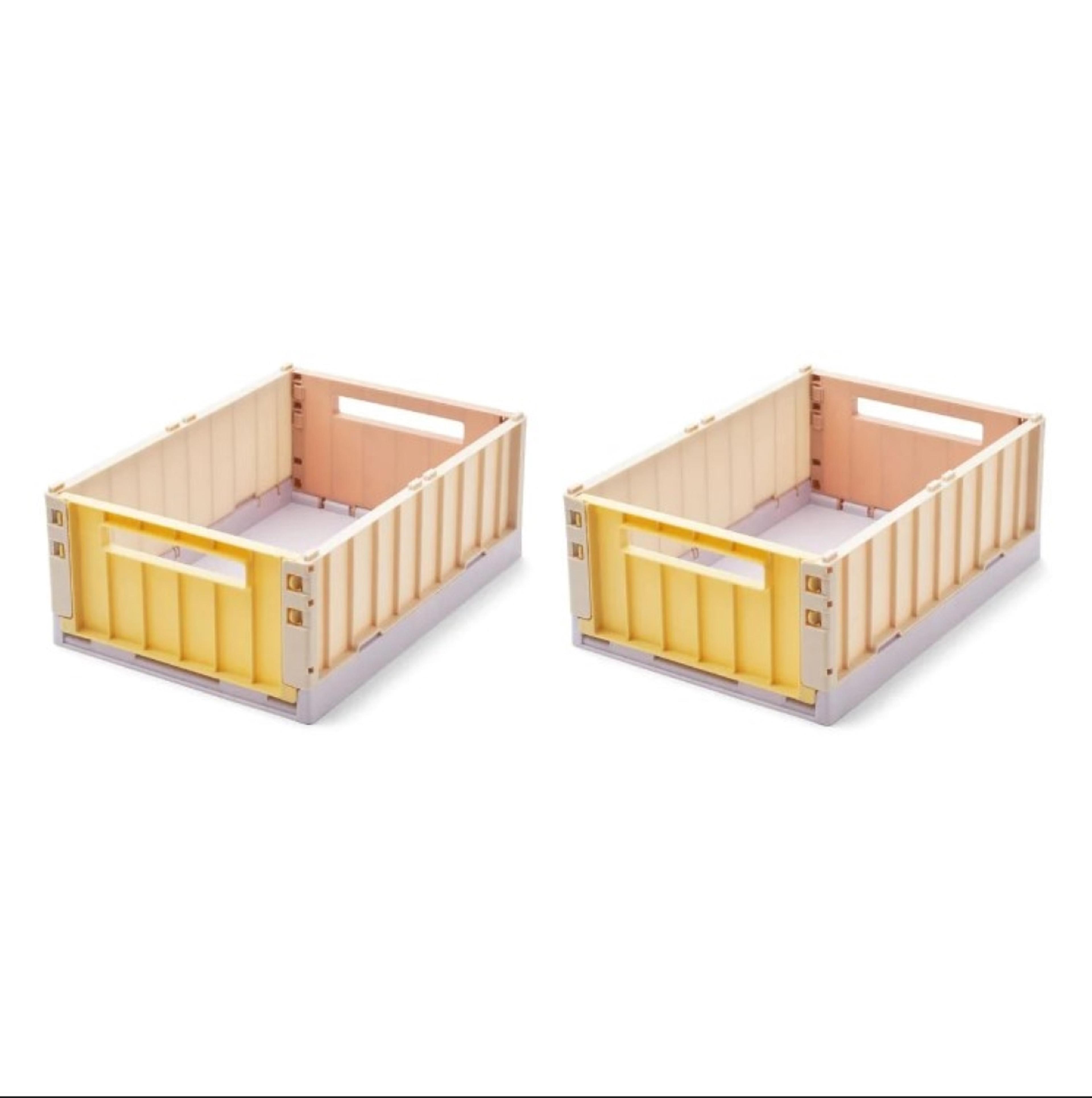 Liewood Weston Storage Box - Jojoba  Mix / Medium - Pack of 2