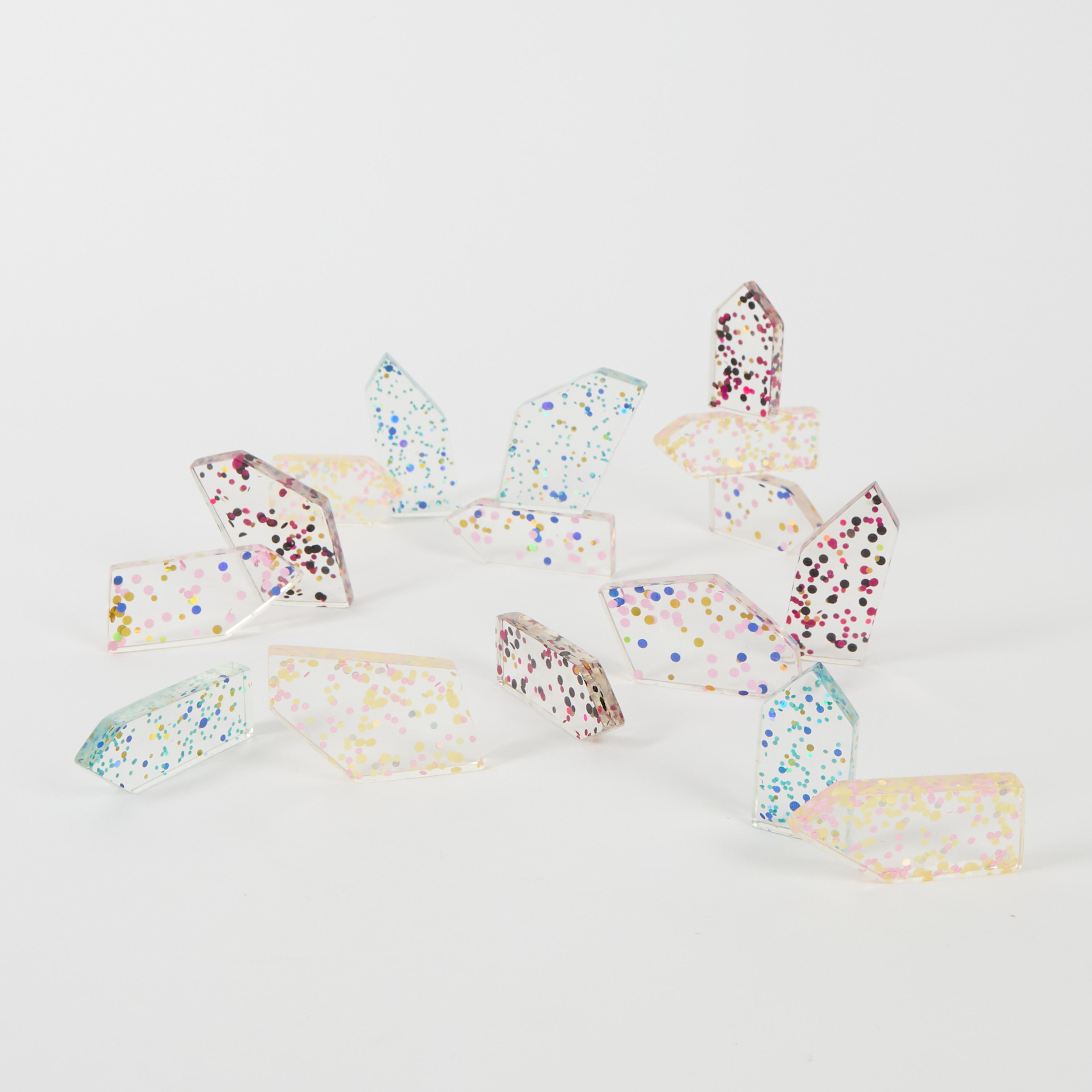 Glitter Resin Loose Parts from Hope Education - Pack of 16