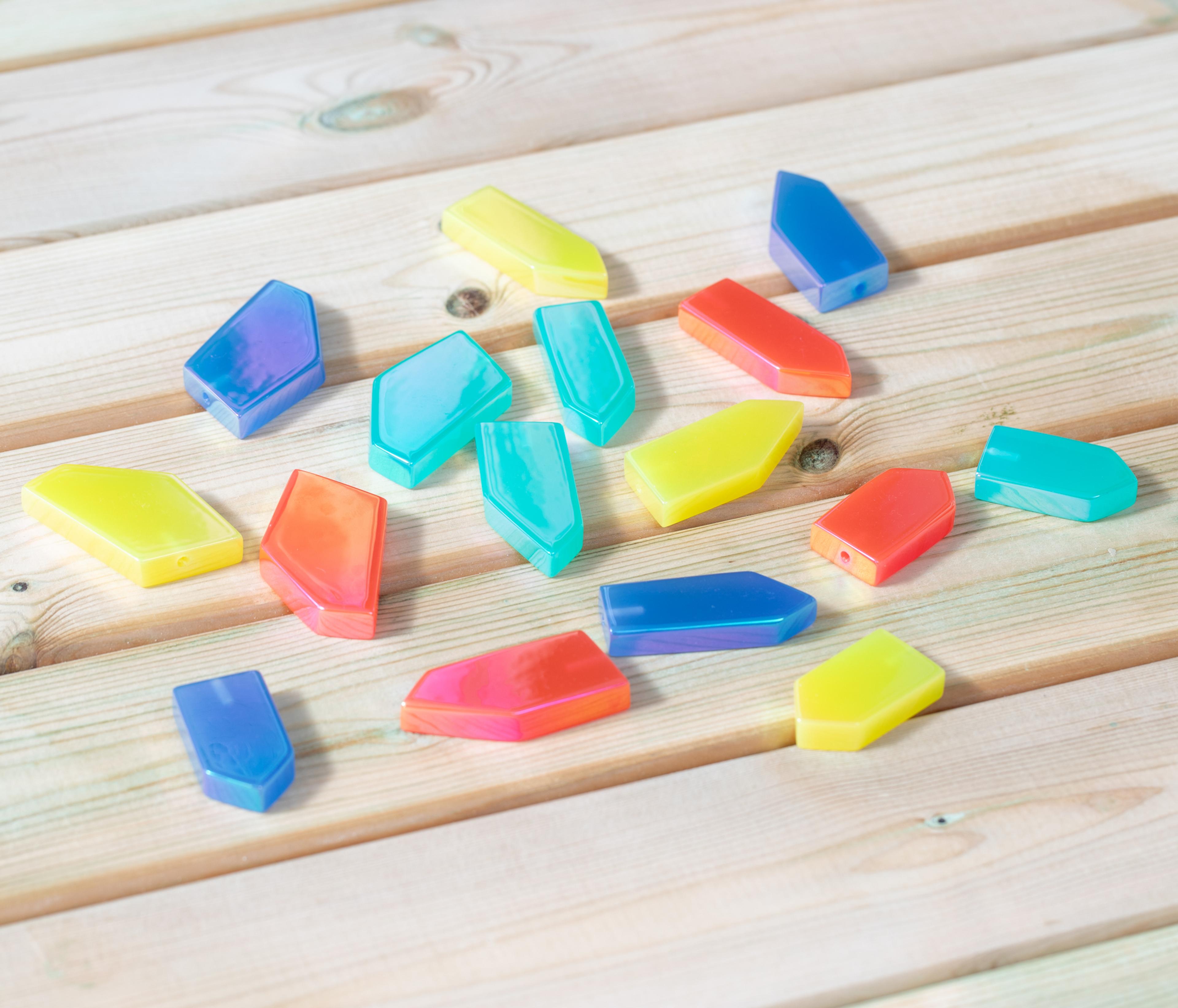 Iridescent Colourful Resin Loose Parts from Hope Education - Pack of 16