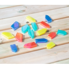 Iridescent Colourful Resin Loose Parts from Hope Education - Pack of 16
