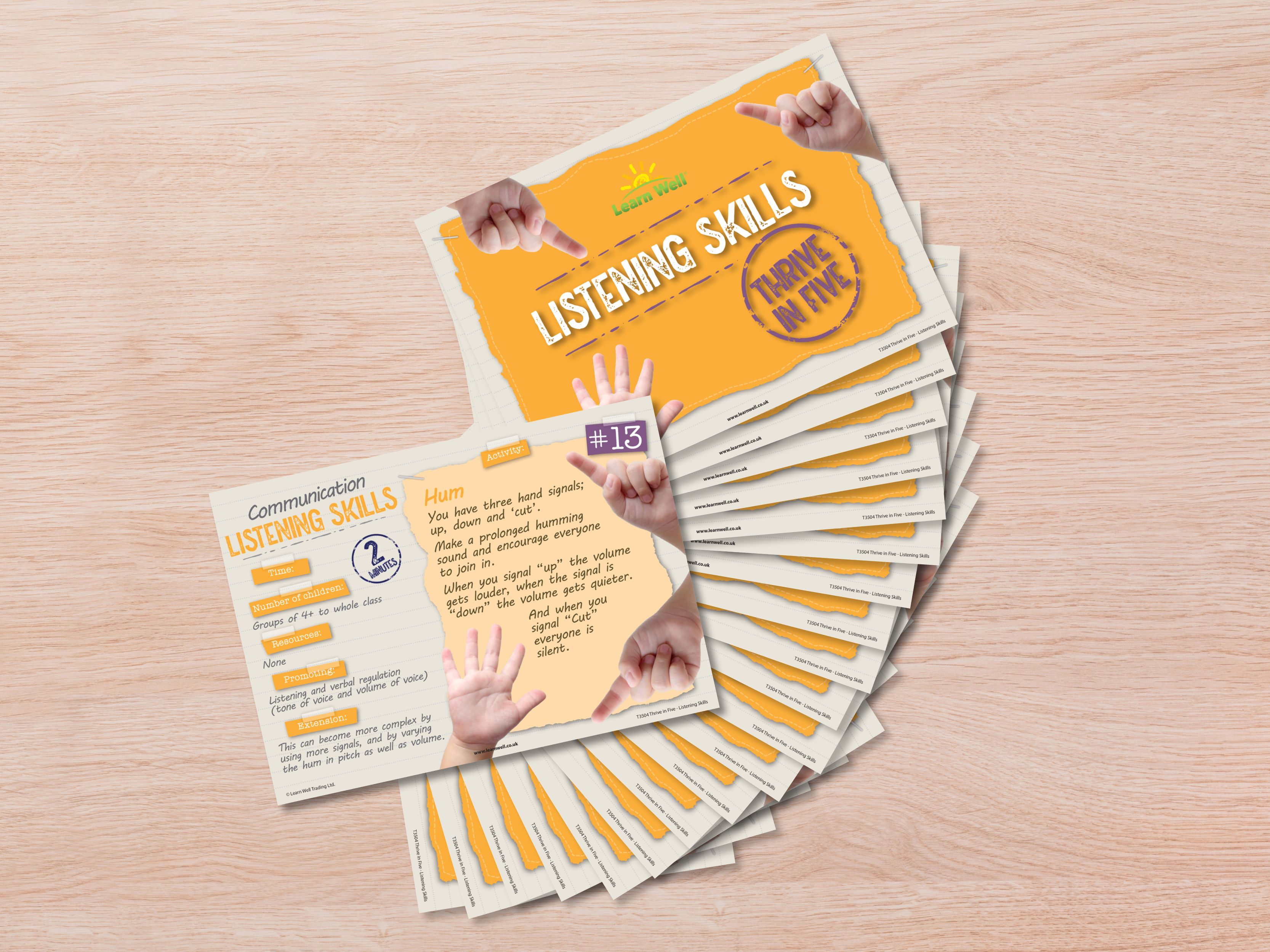 Thrive in 5 Set 1-Listening Skills Cards