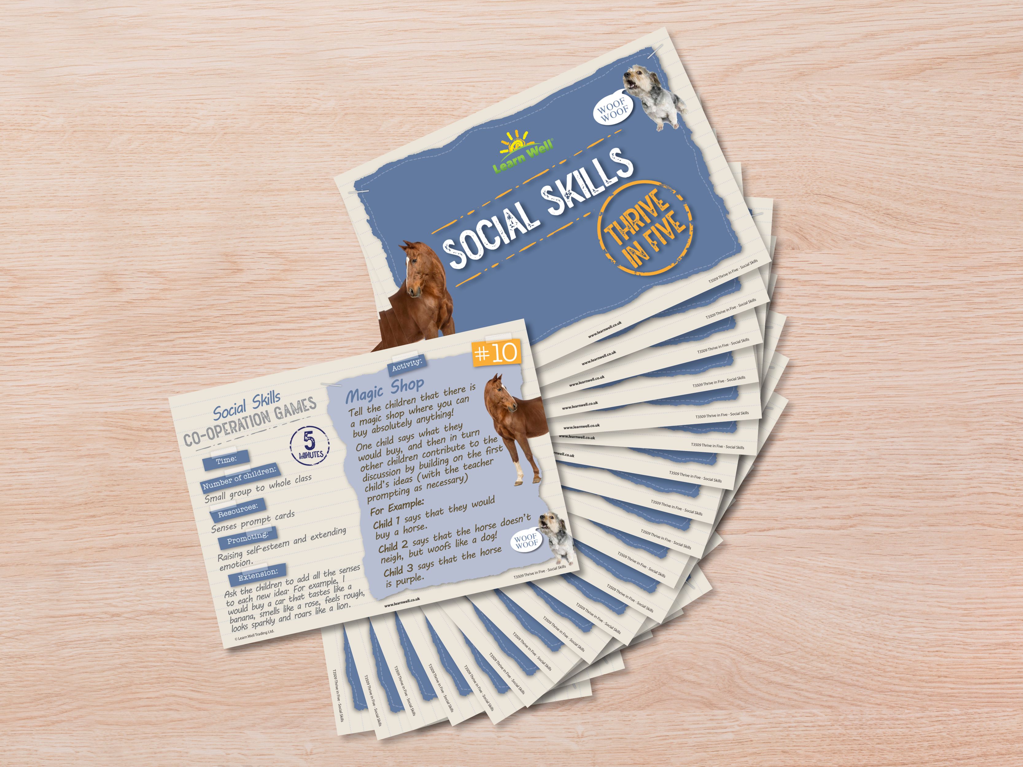 Thrive in 5 Set 4 - Social Skills Cards