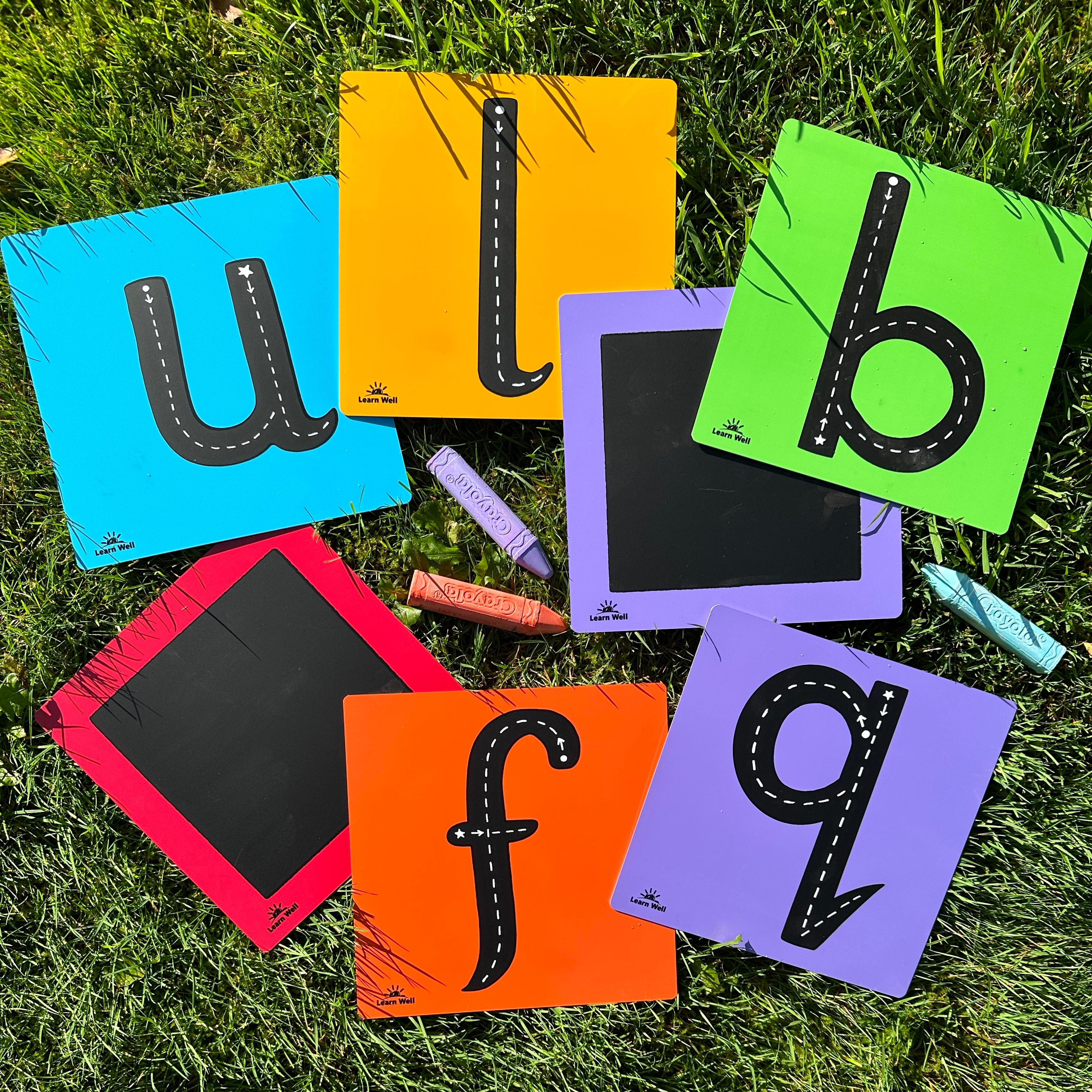 Learn Well Start Big, Stay Big Alphabet Chalkboards Set 4 - Small