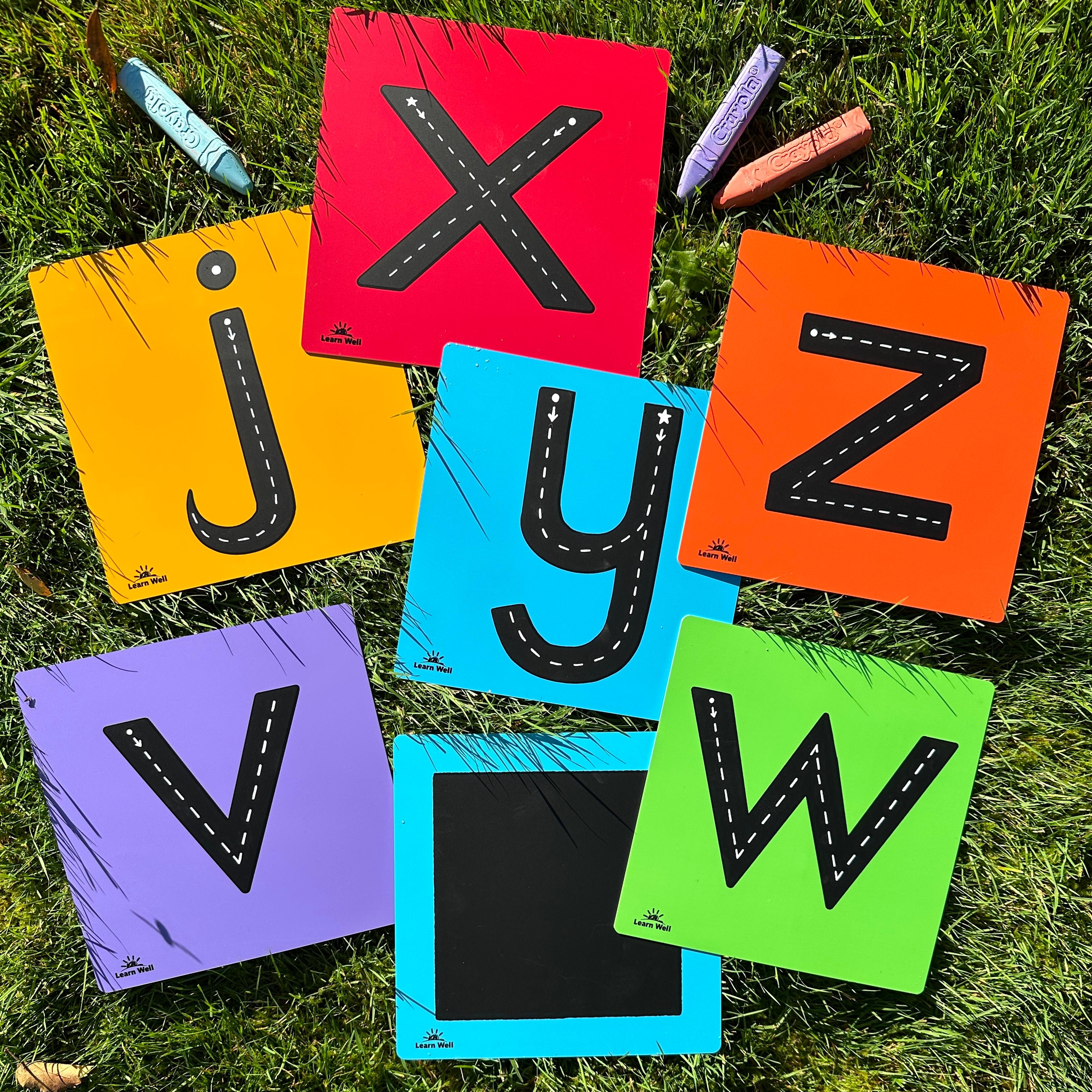 Learn Well Start Big, Stay Big Alphabet Chalkboards Set 5 - SMALL
