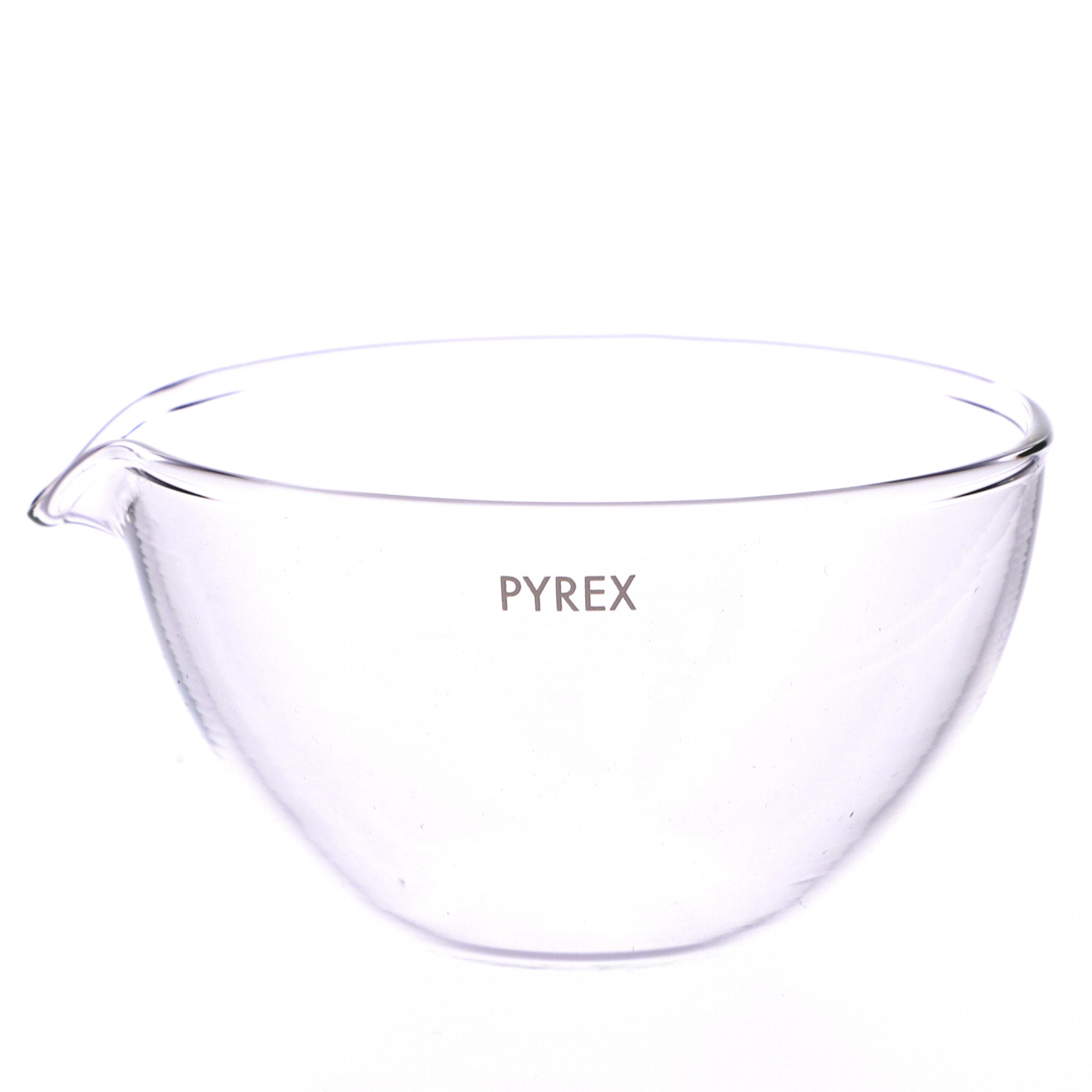 Pyrex® Flat Bottom Glass Evaporating Basin: 90ml - Pack of 10