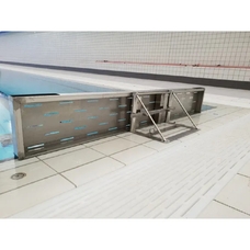 Swimming Pool Deck Turning Board Bracket - Steel Grey