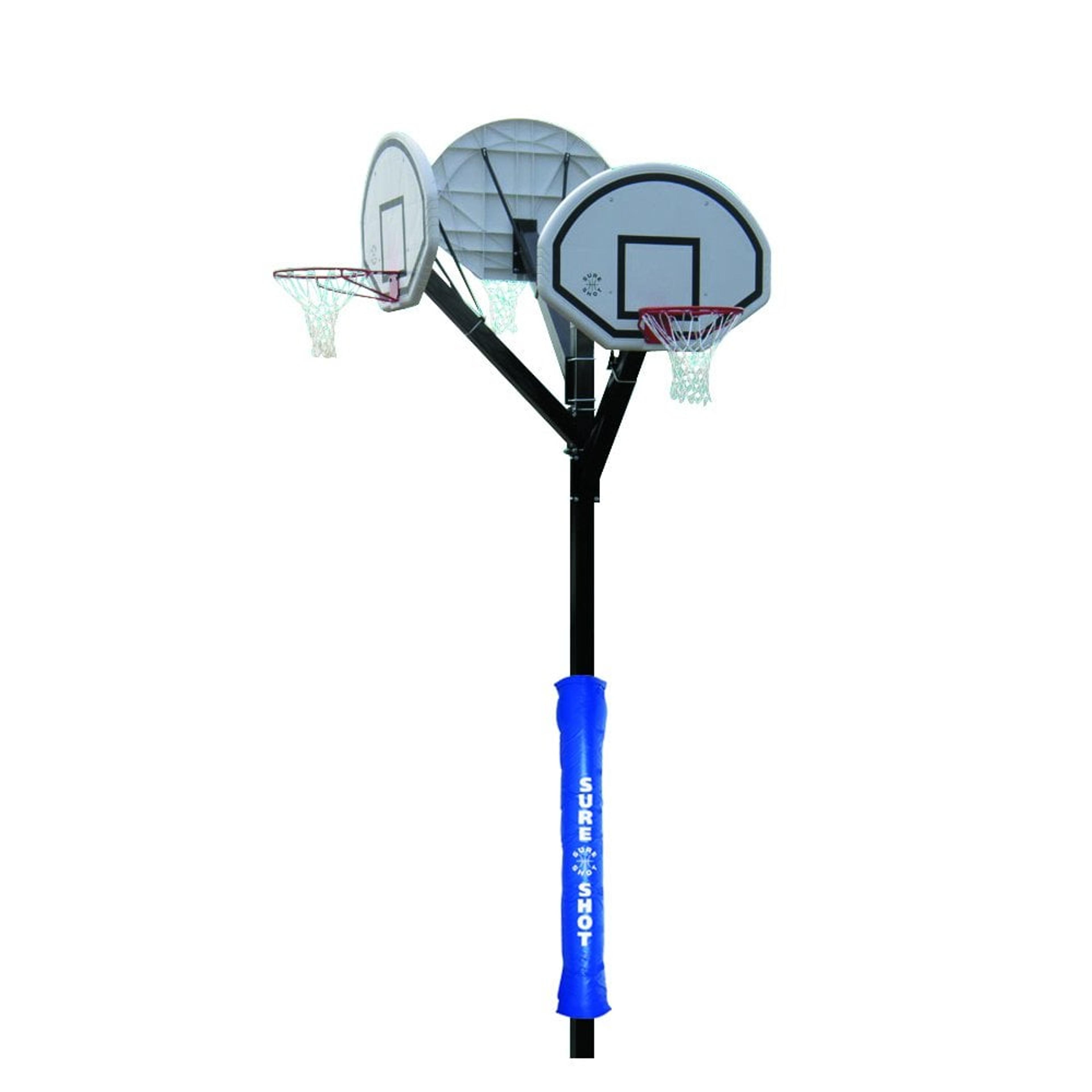 Sure Shot In Ground 3 Headed Eurocourt System with Padding 
