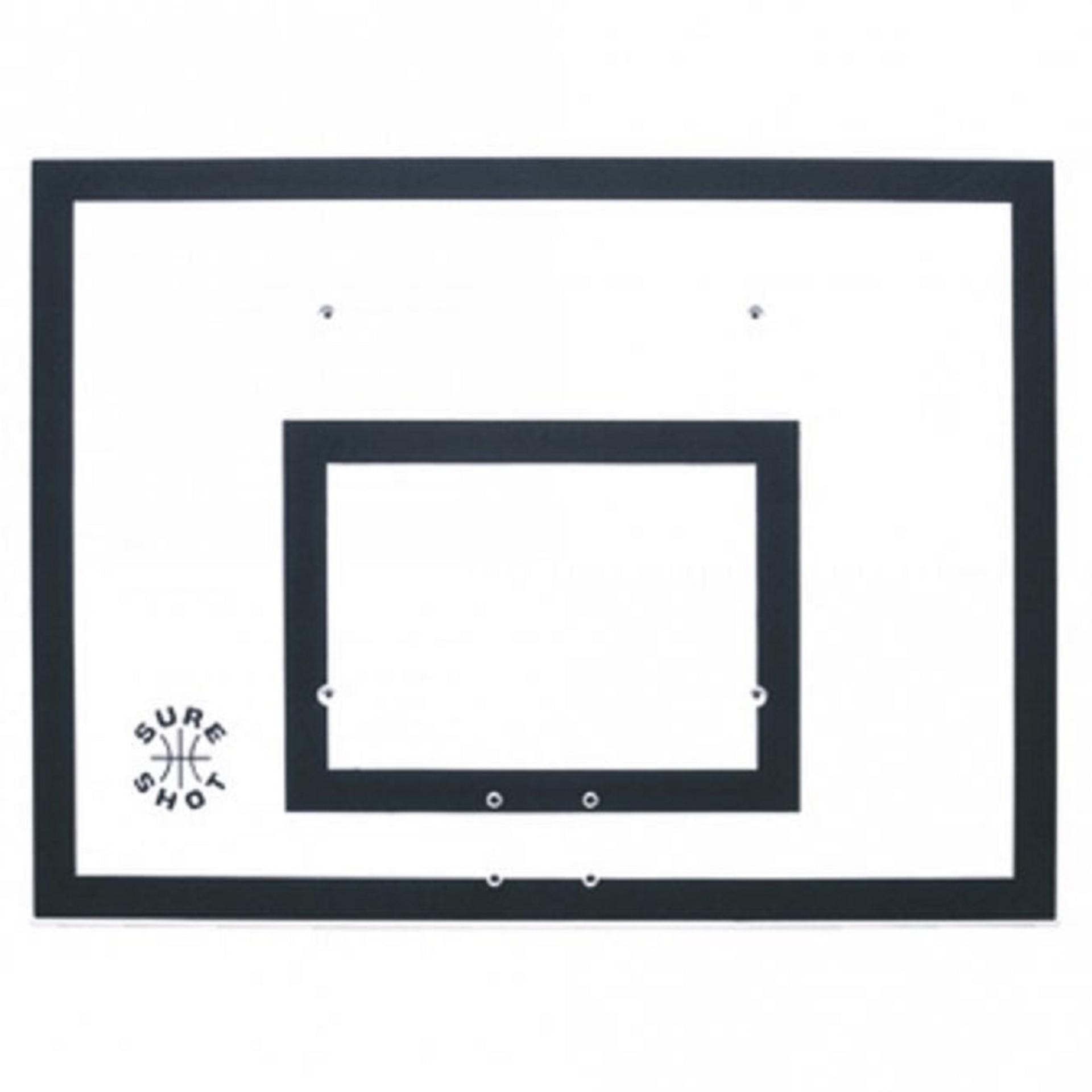 Basketball Rectangle Sure Shot Euro Basketball Backboard | DP00055658 | Davies Sports