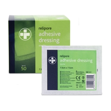 Relipore 7.5cm x 7.5cm Sterile Dressing - Pack of 50