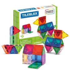 MAGFORMERS Tileblox Rainbow Set - 20pce