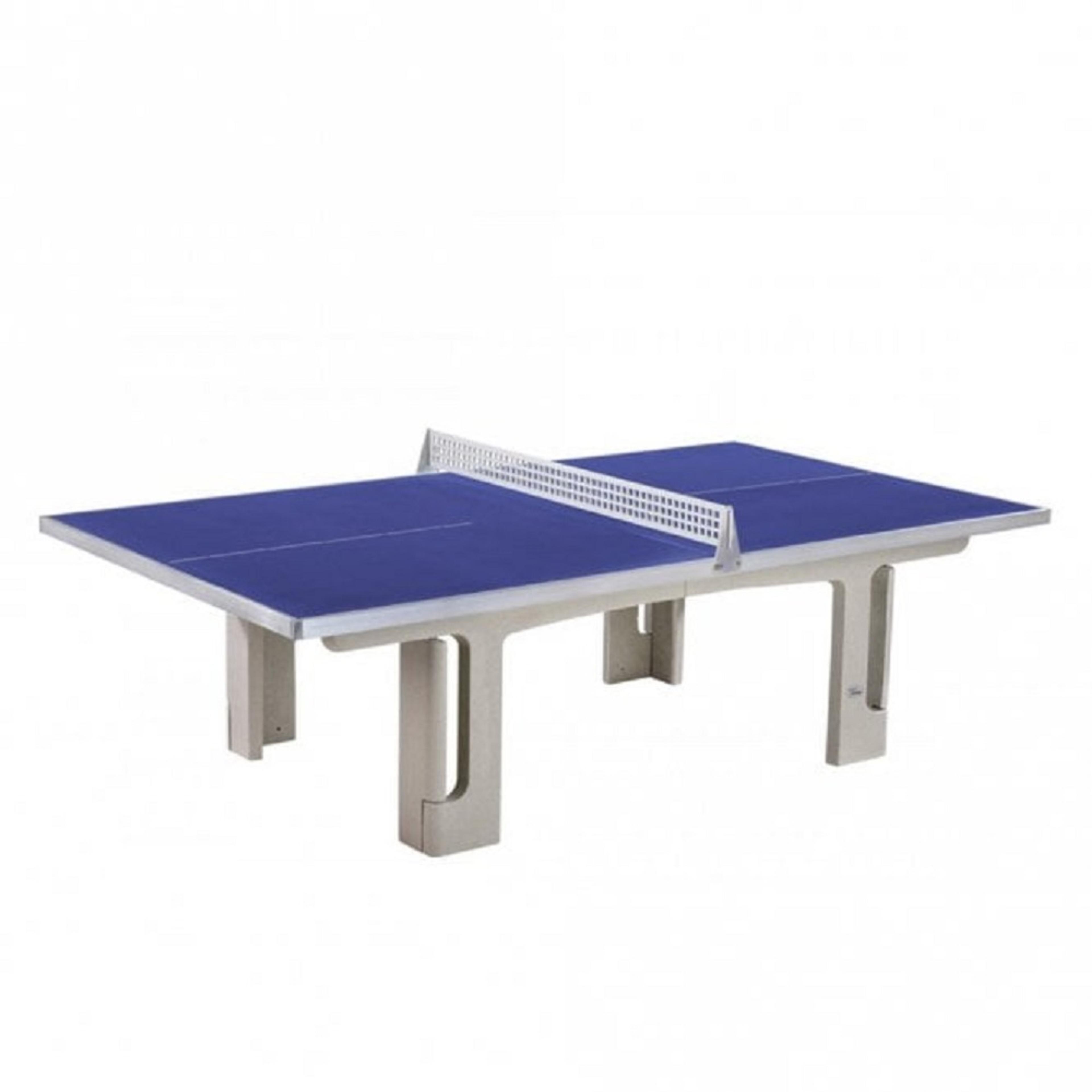 Butterfly Park Concrete 45SQ Table Tennis Table - Blue - Outdoor - 8mm