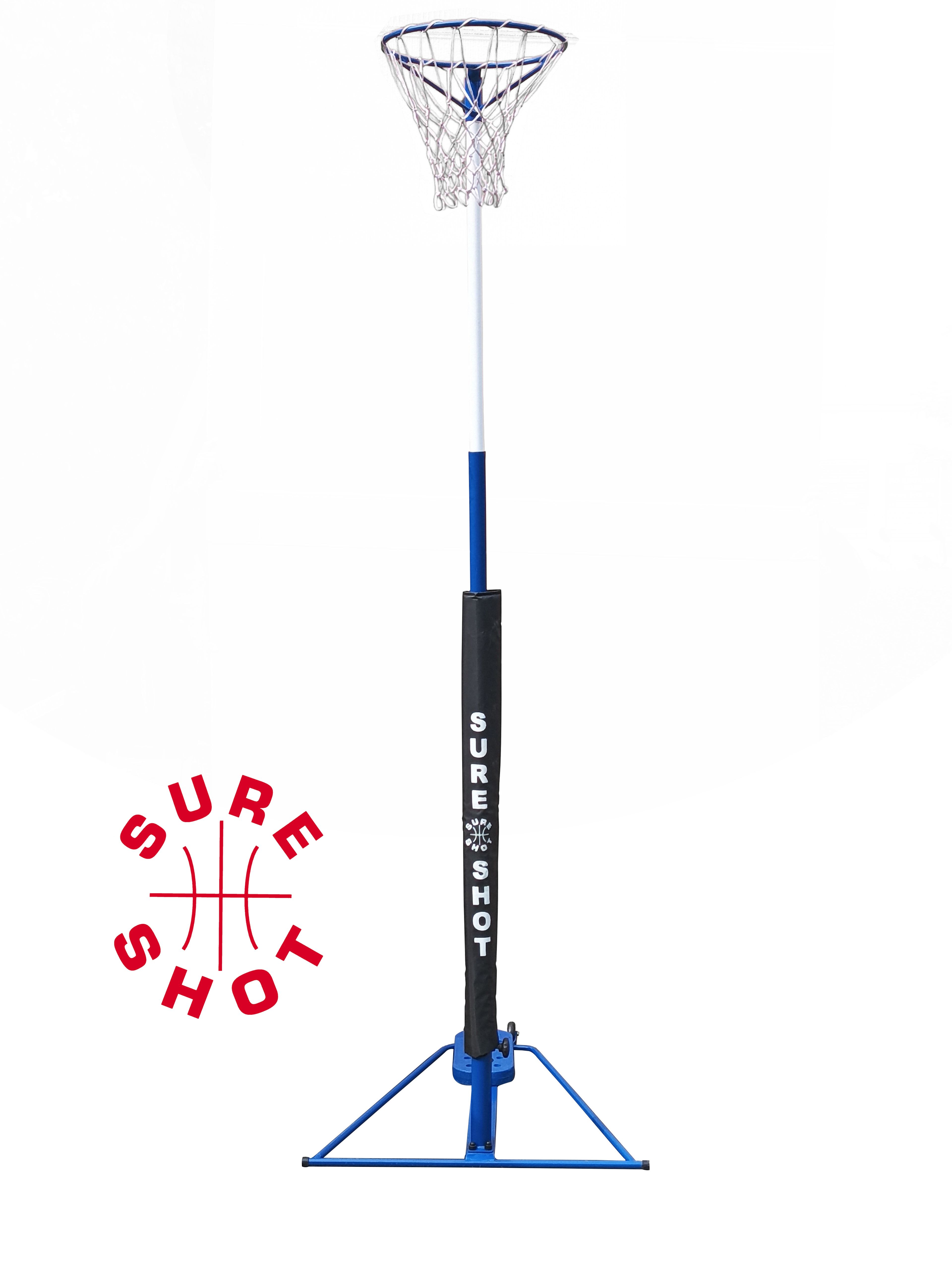Sure Shot 510 Telescopic Netball Unit With Padding - Blue