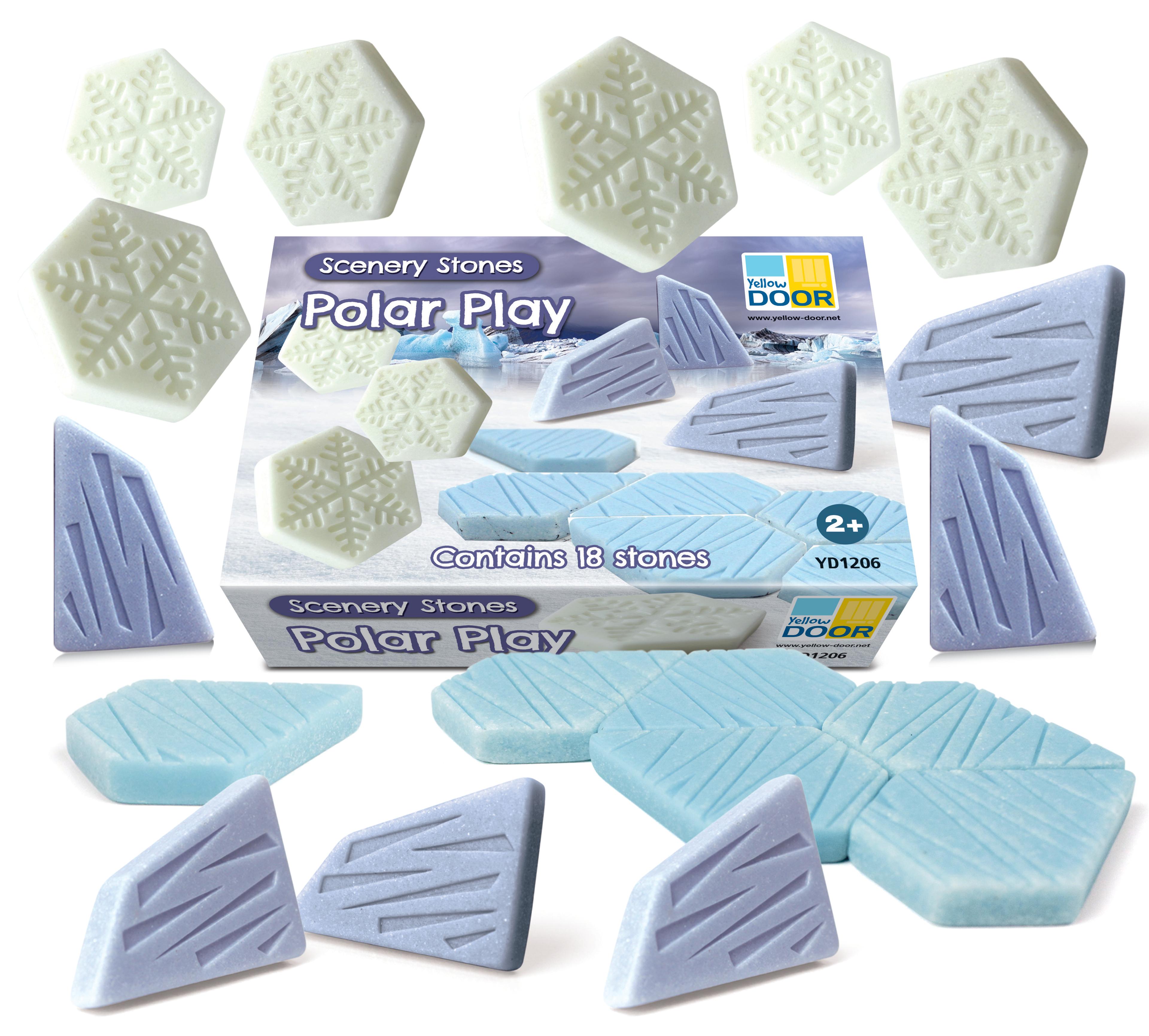 Yellow DOOR Scenery Stones - Polar Play