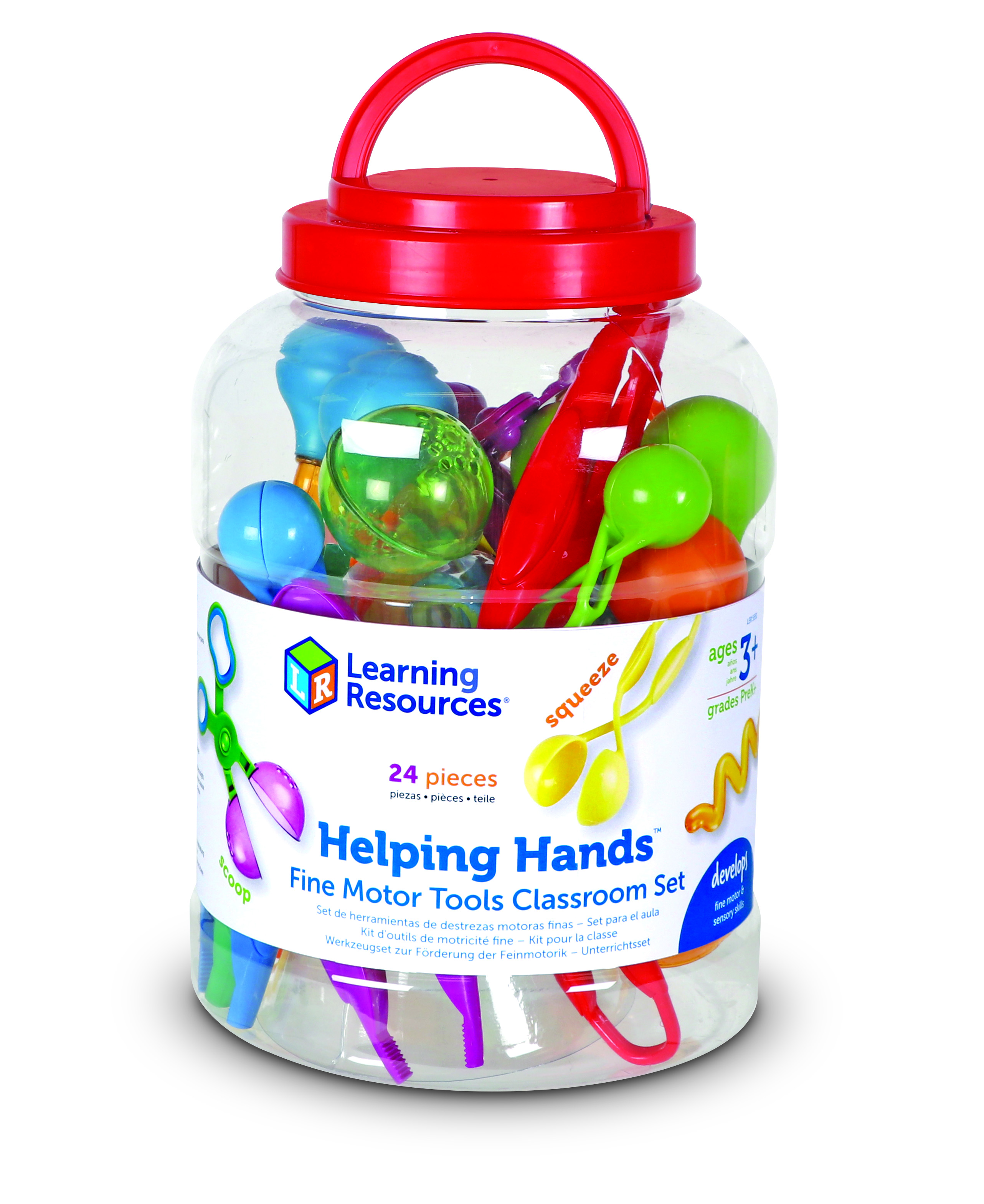 Learning Resources Helping Hands Fine Motor Tools Classroom Set