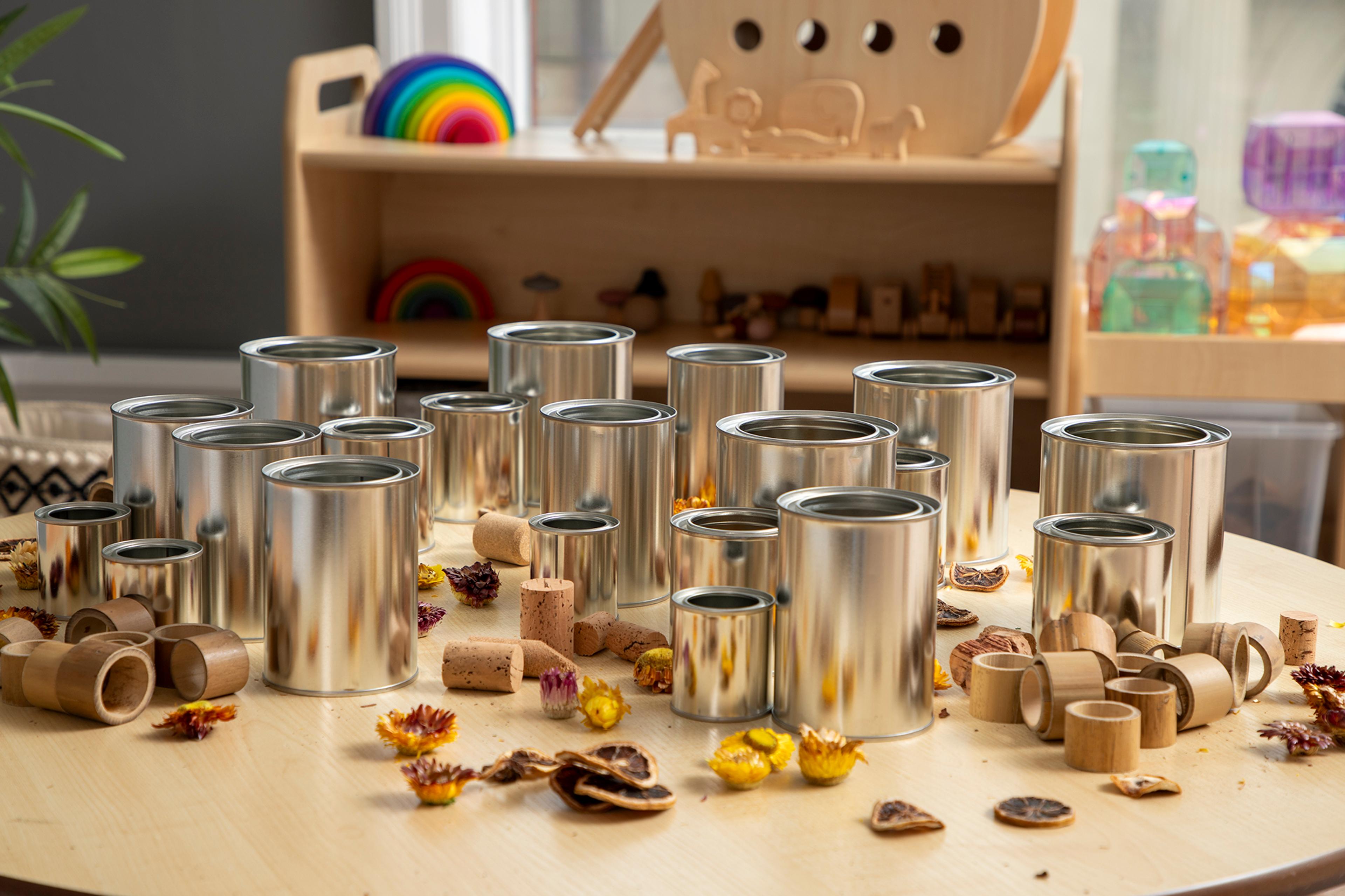 Assorted Tins in a Sack from Hope Education