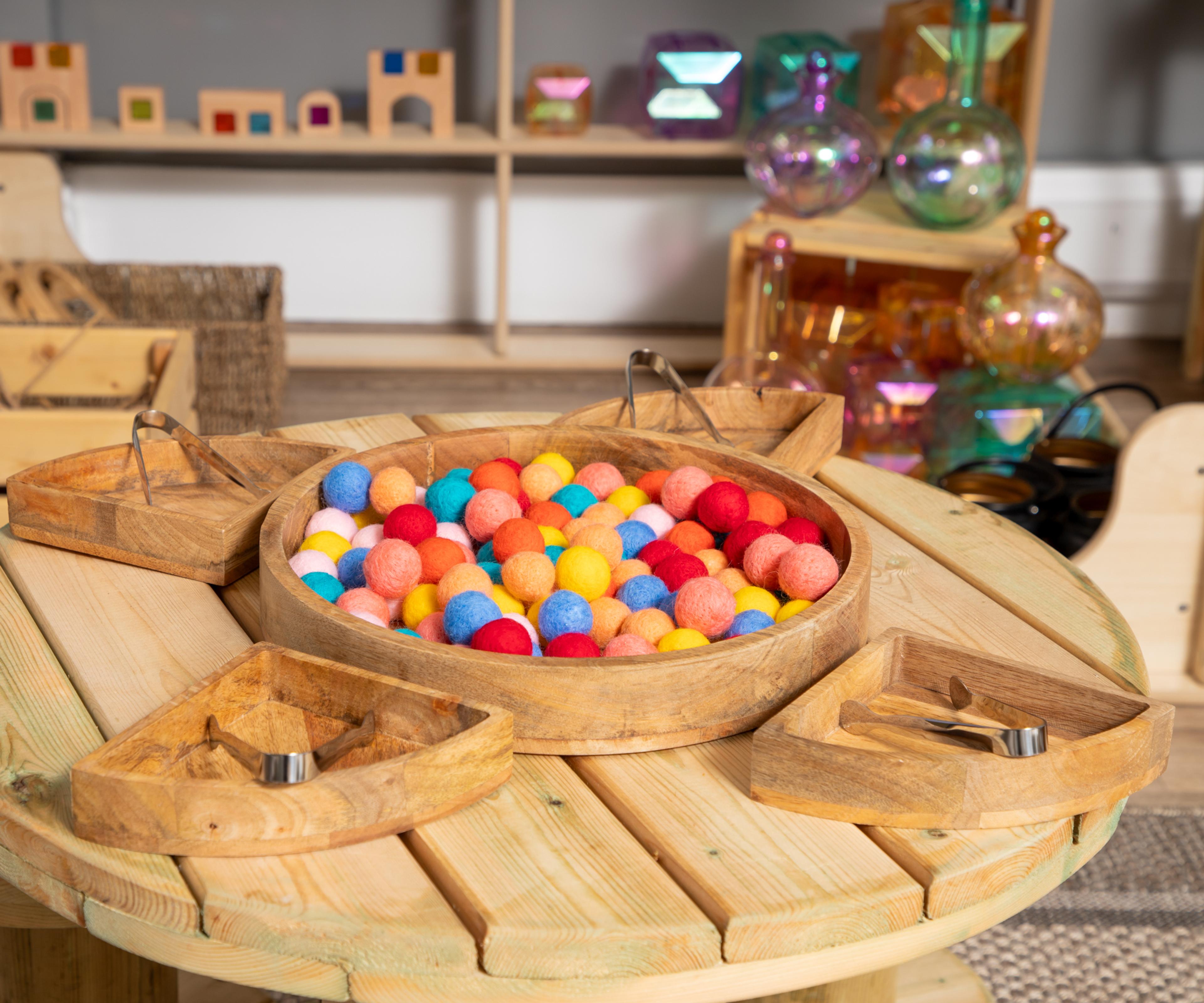 Loose Parts Felt Balls from Hope Education - Pack 96